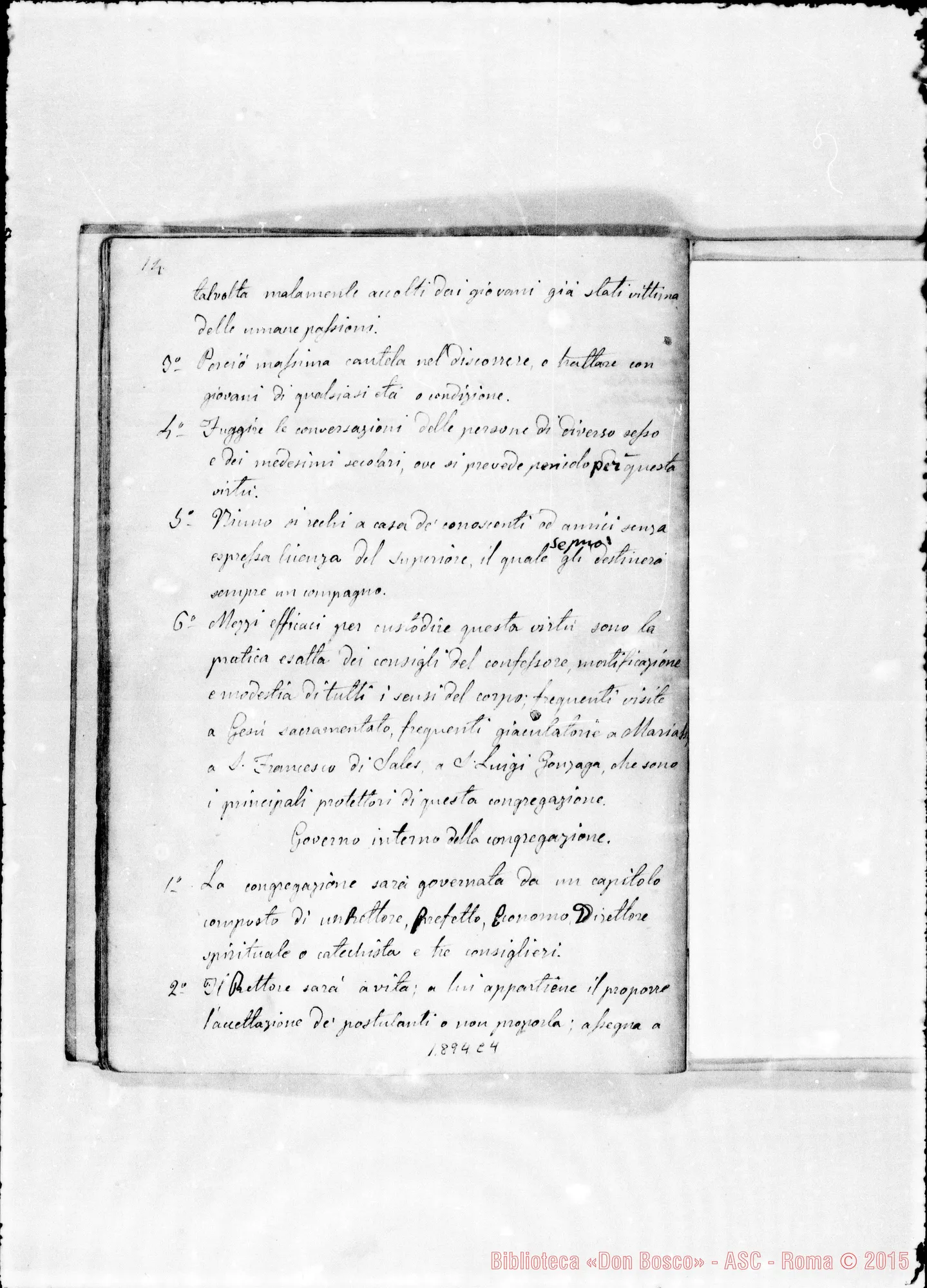 Fotogramma C 4 — «Società di S. Frco. di Sales». Copia completa. Correz. Bosco (58-59)