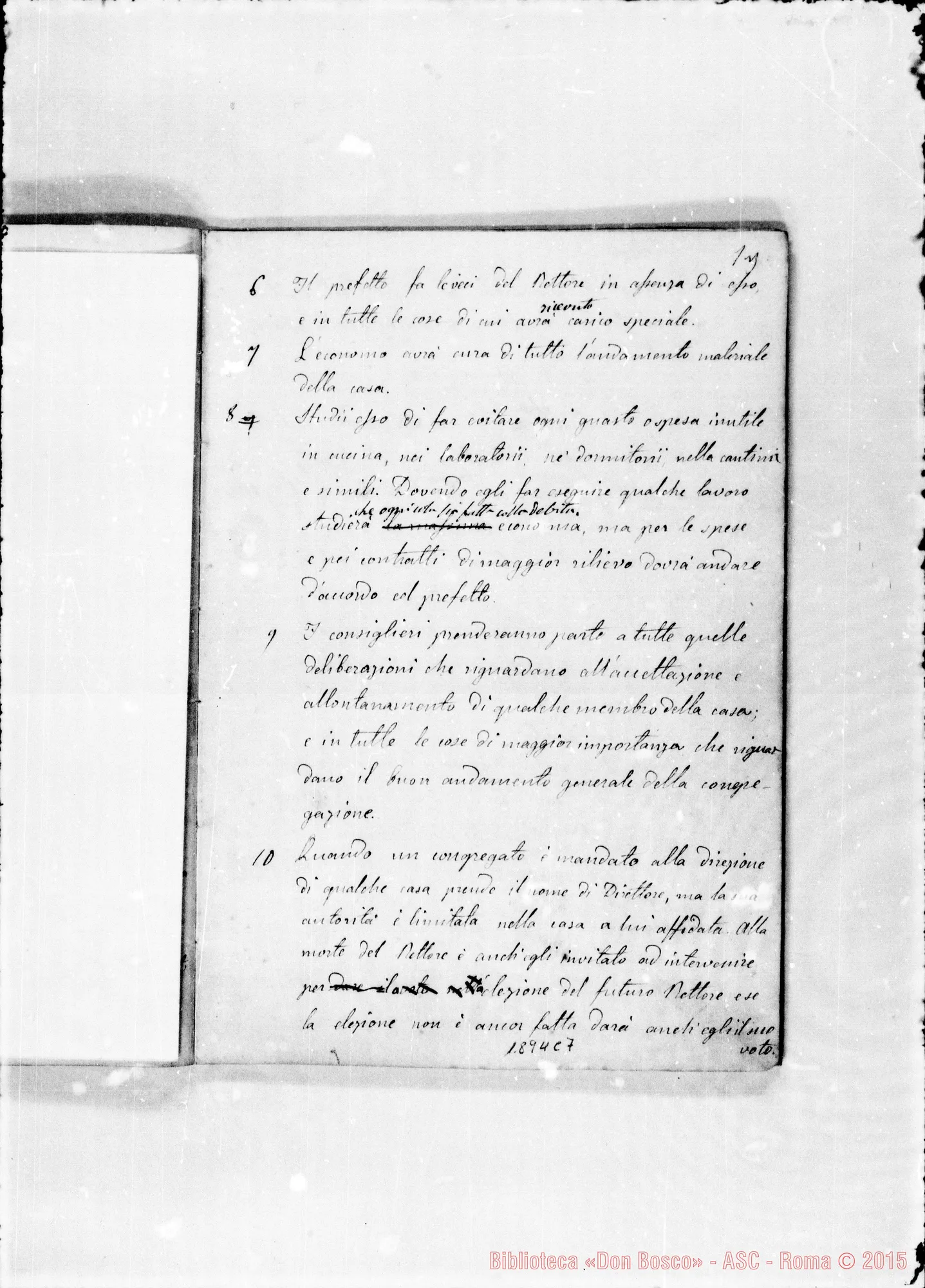 Fotogramma C 7 — «Società di S. Frco. di Sales». Copia completa. Correz. Bosco (58-59)