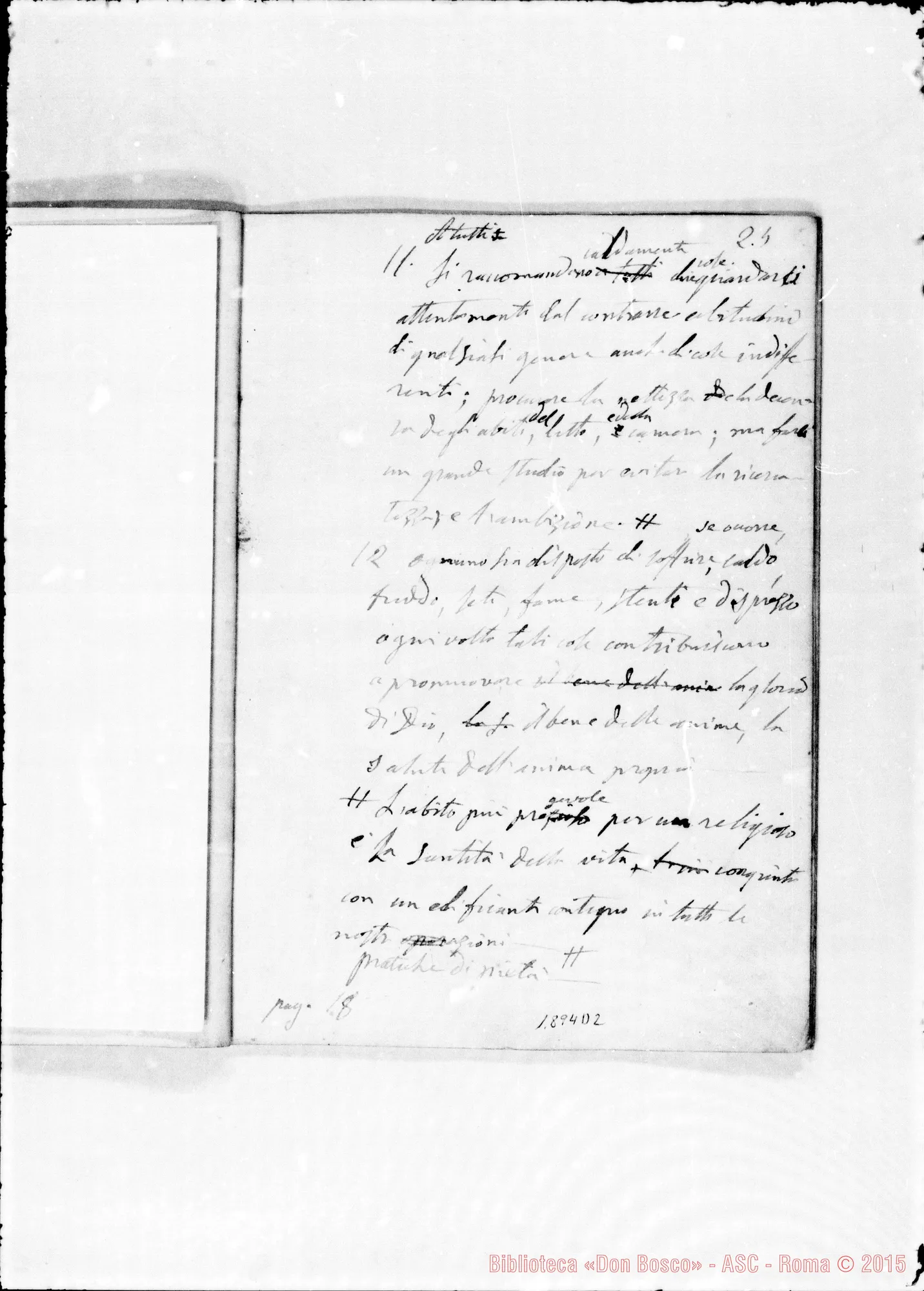 Fotogramma D 2 — «Società di S. Frco. di Sales». Copia completa. Correz. Bosco (58-59)