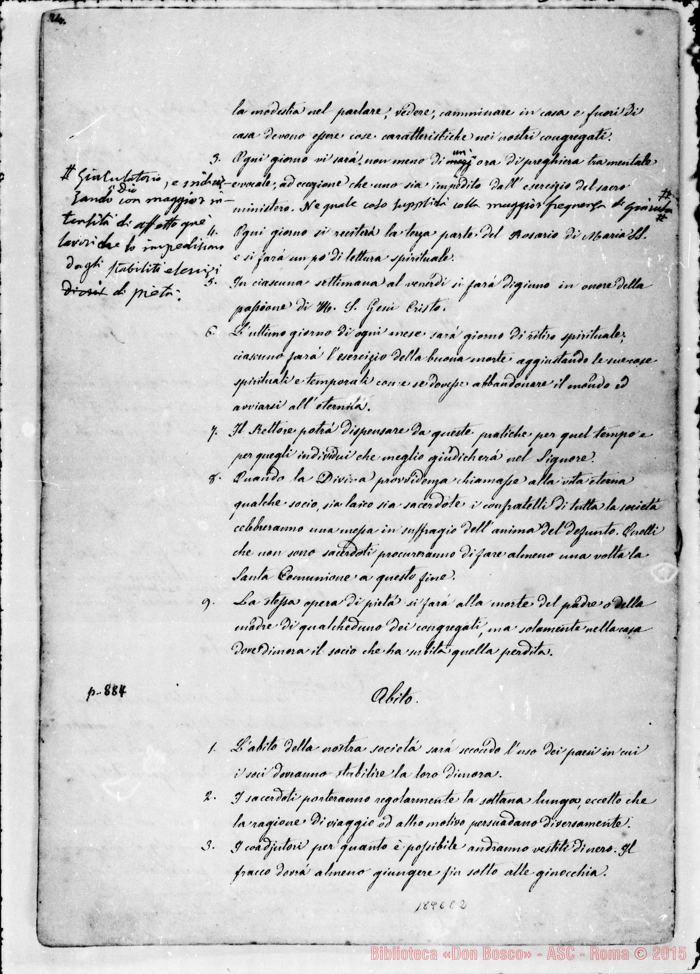Fotogramma C 2 — Redazione completa del testo. Aggiunte autogr. Bosco E firme autografe