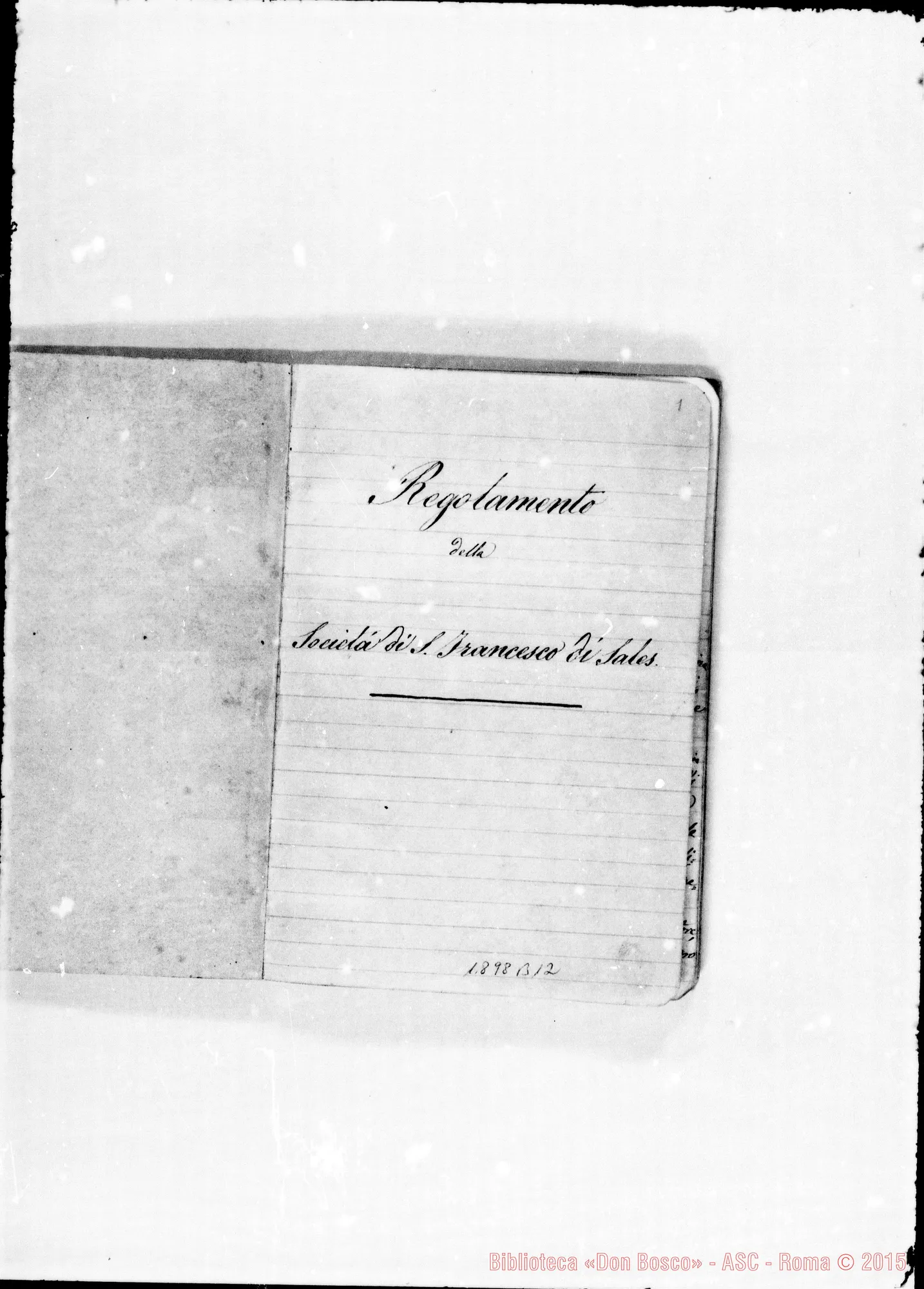 Fotogramma B 12 — Copia completa ad usum privatum. Ch. Febraro Stefano