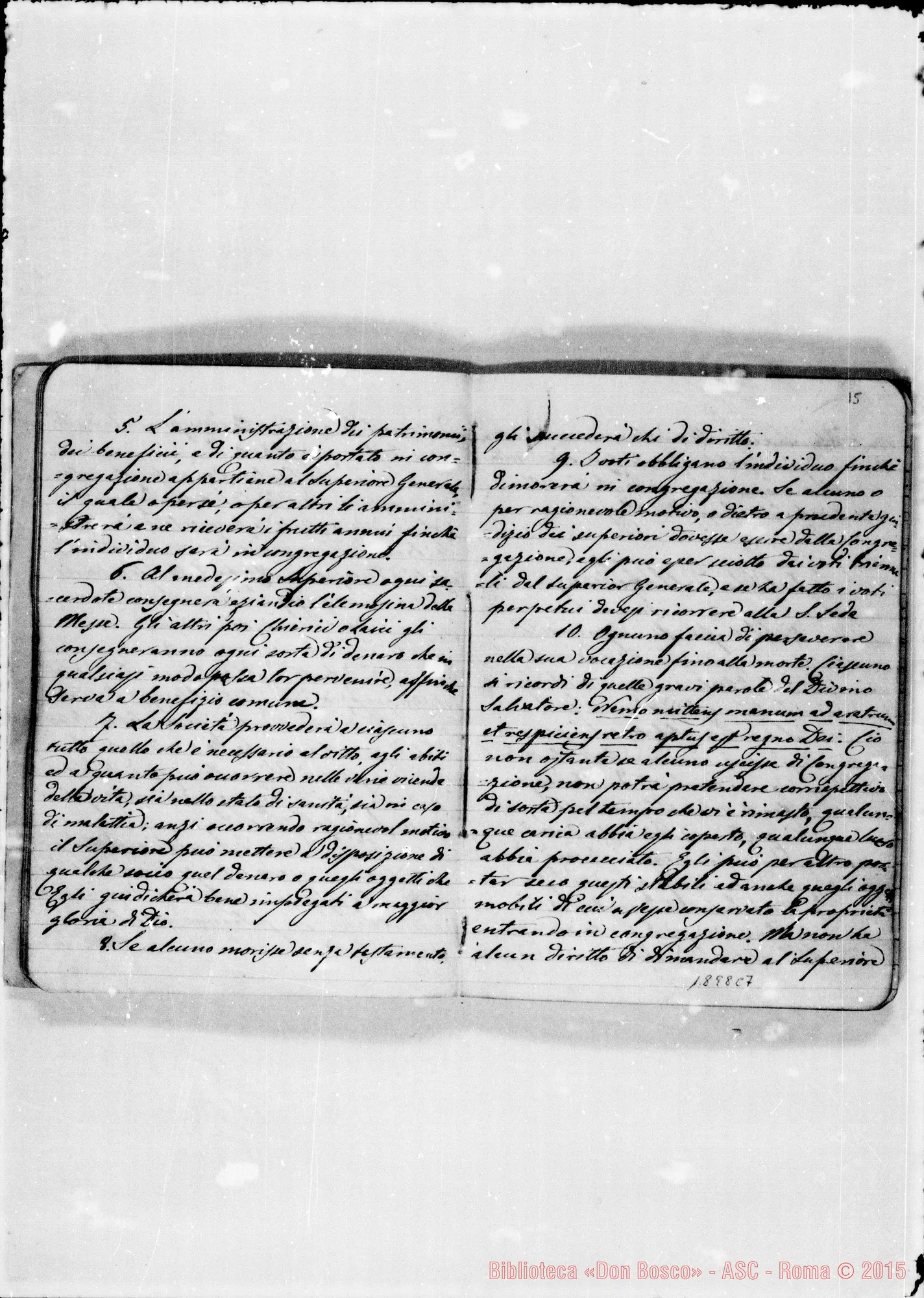 Fotogramma C 7 — Copia completa ad usum privatum. Ch. Febraro Stefano