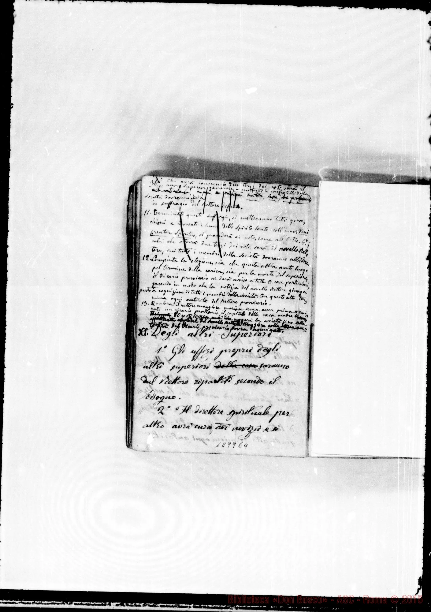 Fotogramma E 4 — Quaderno contenendo: Regolamento antico, circolari di D. Bosco, deliberazioni prese nelle conferenze E Capitoli, elenco dei soci…