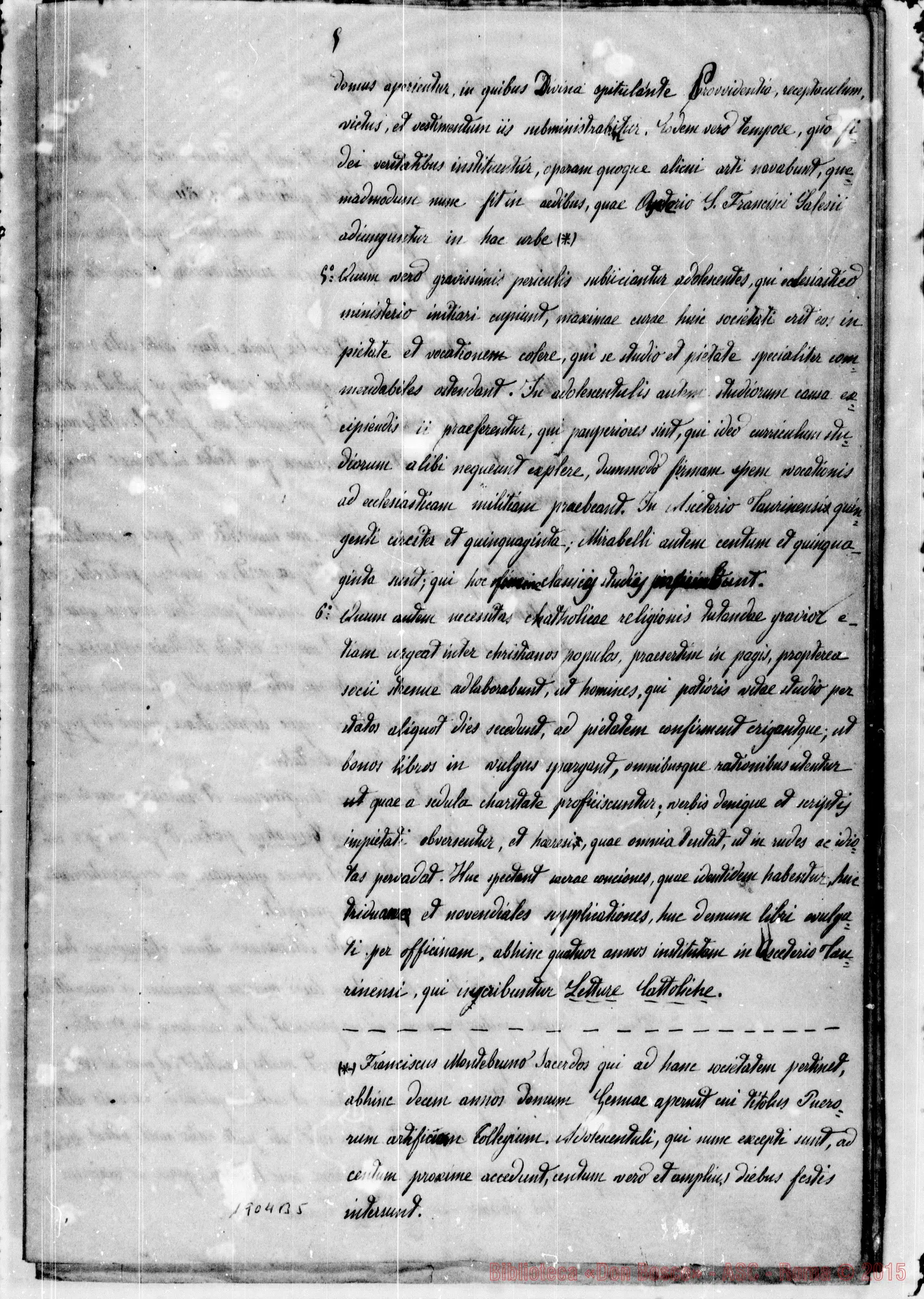 Fotogramma B 5 — Copia del documento anteriore senza correz.