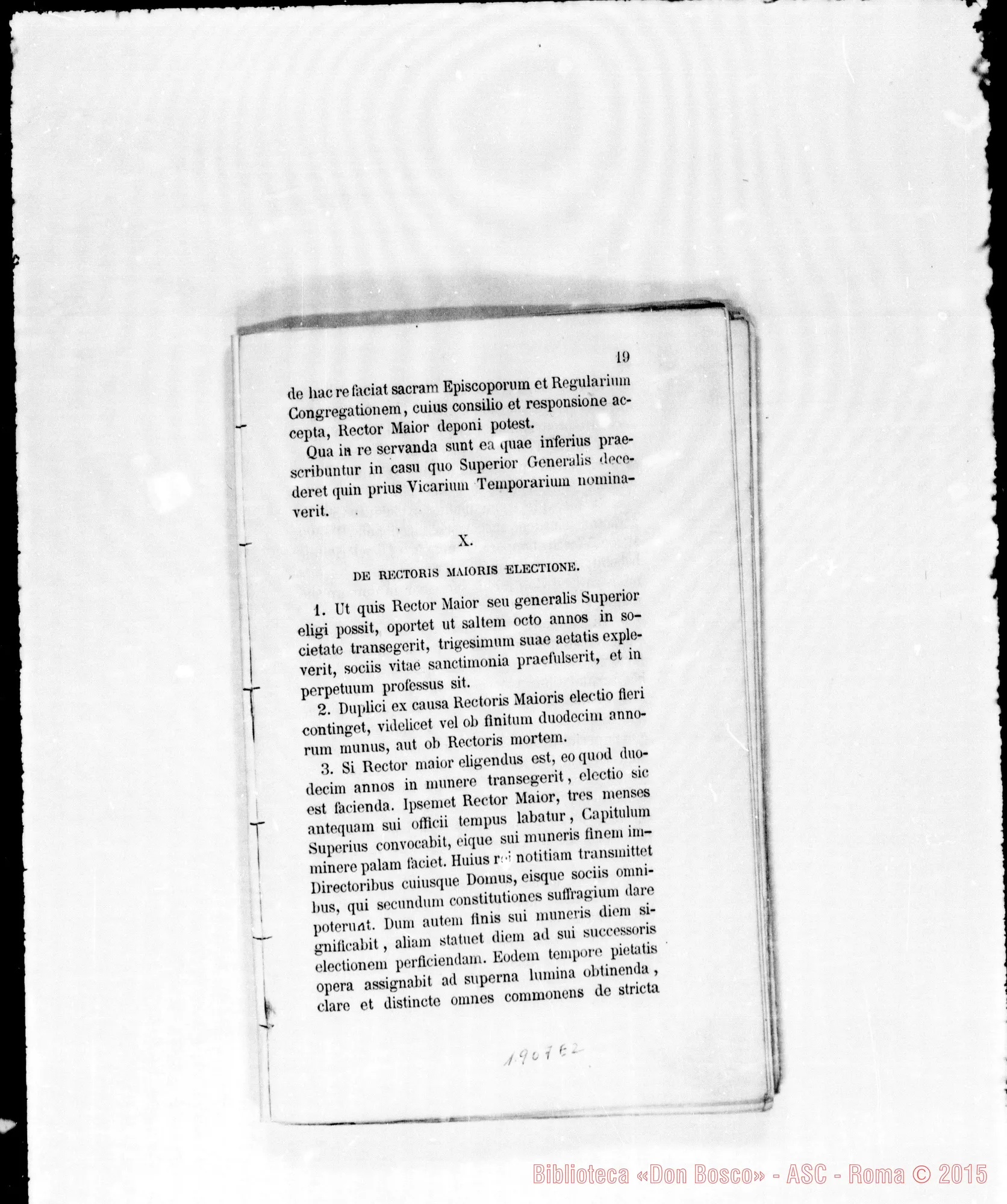 Fotogramma E 2 — Seconda Edizione latina stampata nel 1873. Vide annotaz. A pagina 17
