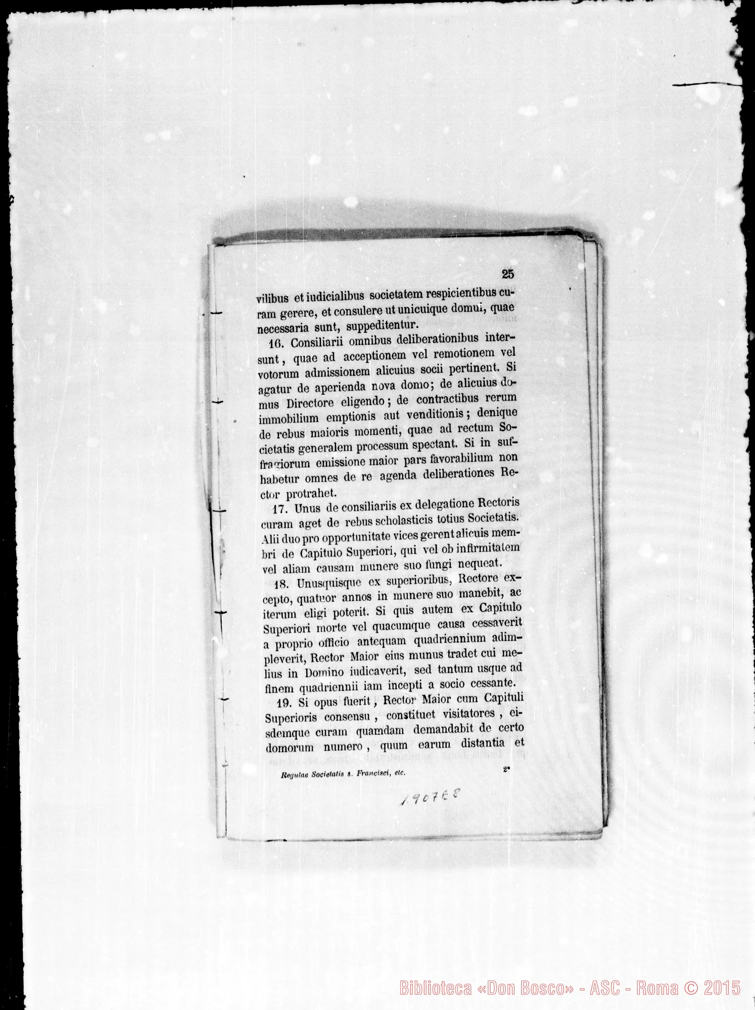 Fotogramma E 8 — Seconda Edizione latina stampata nel 1873. Vide annotaz. A pagina 17