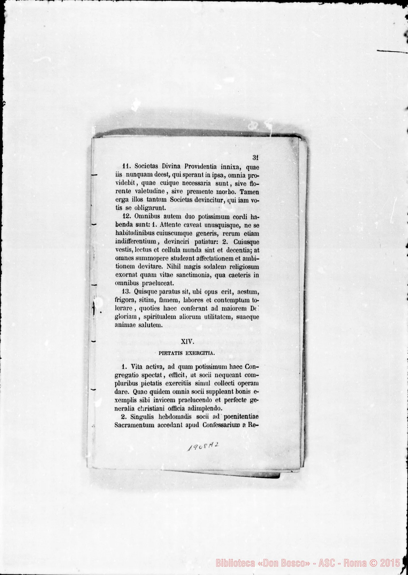 Fotogramma A 2 — Seconda Edizione latina stampata nel 1873. Vide annotaz. A pagina 17