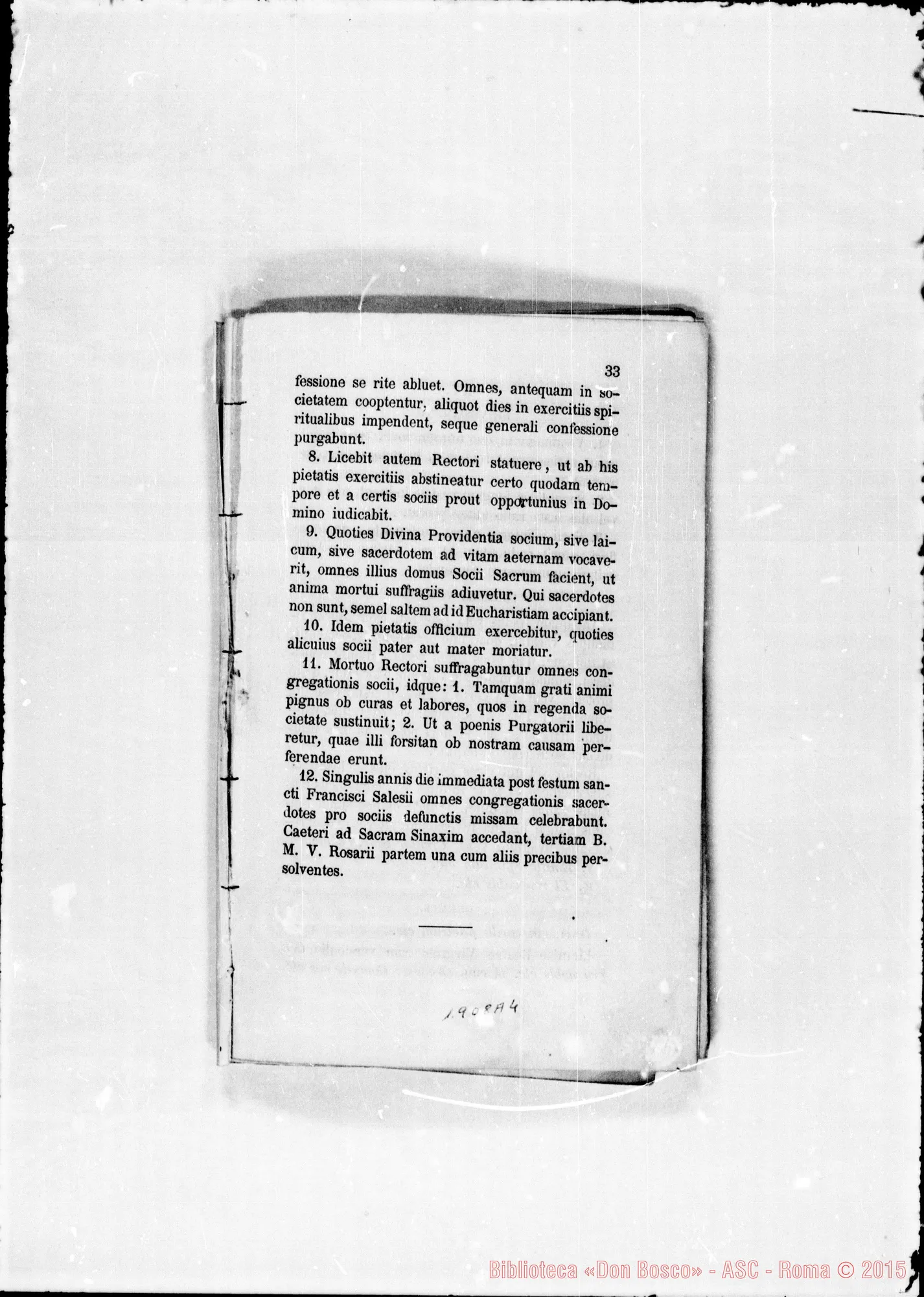 Fotogramma A 4 — Seconda Edizione latina stampata nel 1873. Vide annotaz. A pagina 17
