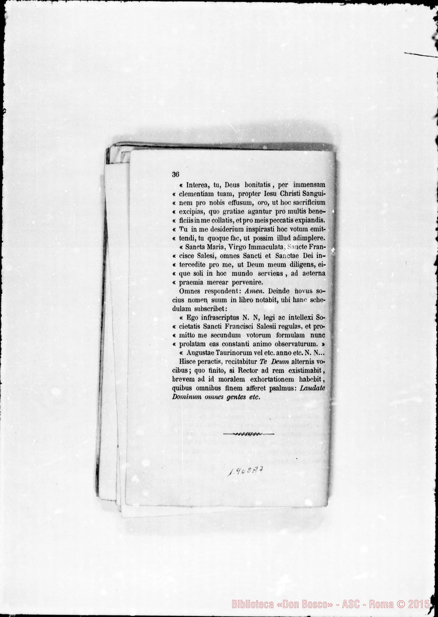 Fotogramma A 7 — Seconda Edizione latina stampata nel 1873. Vide annotaz. A pagina 17
