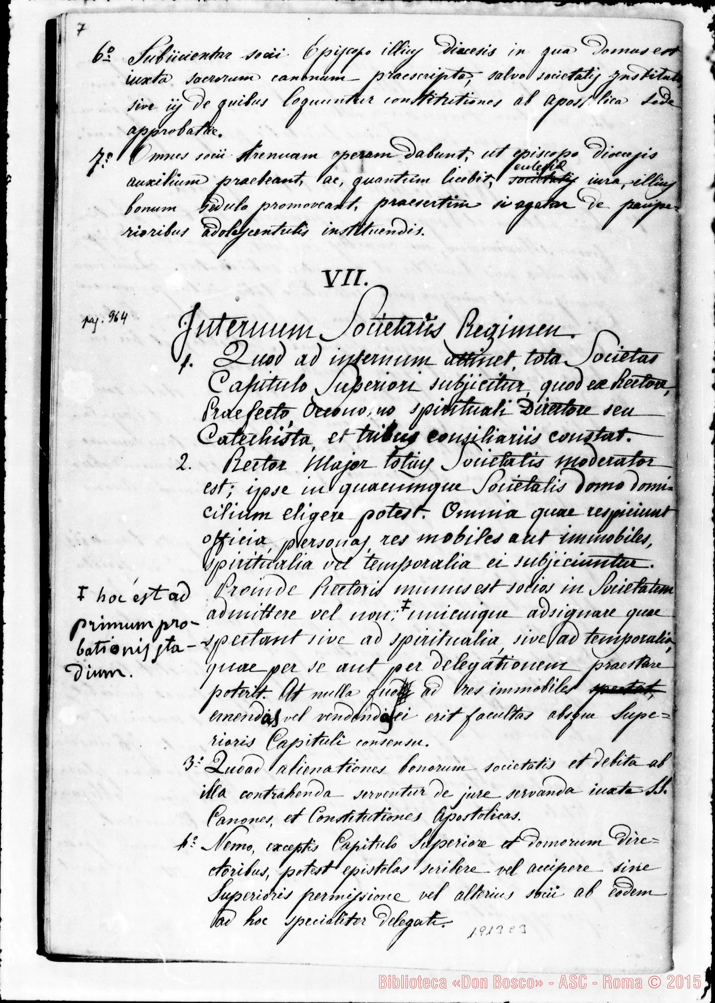 Fotogramma C 3 — Copia del documento anteriore con correz. autogr. Bosco