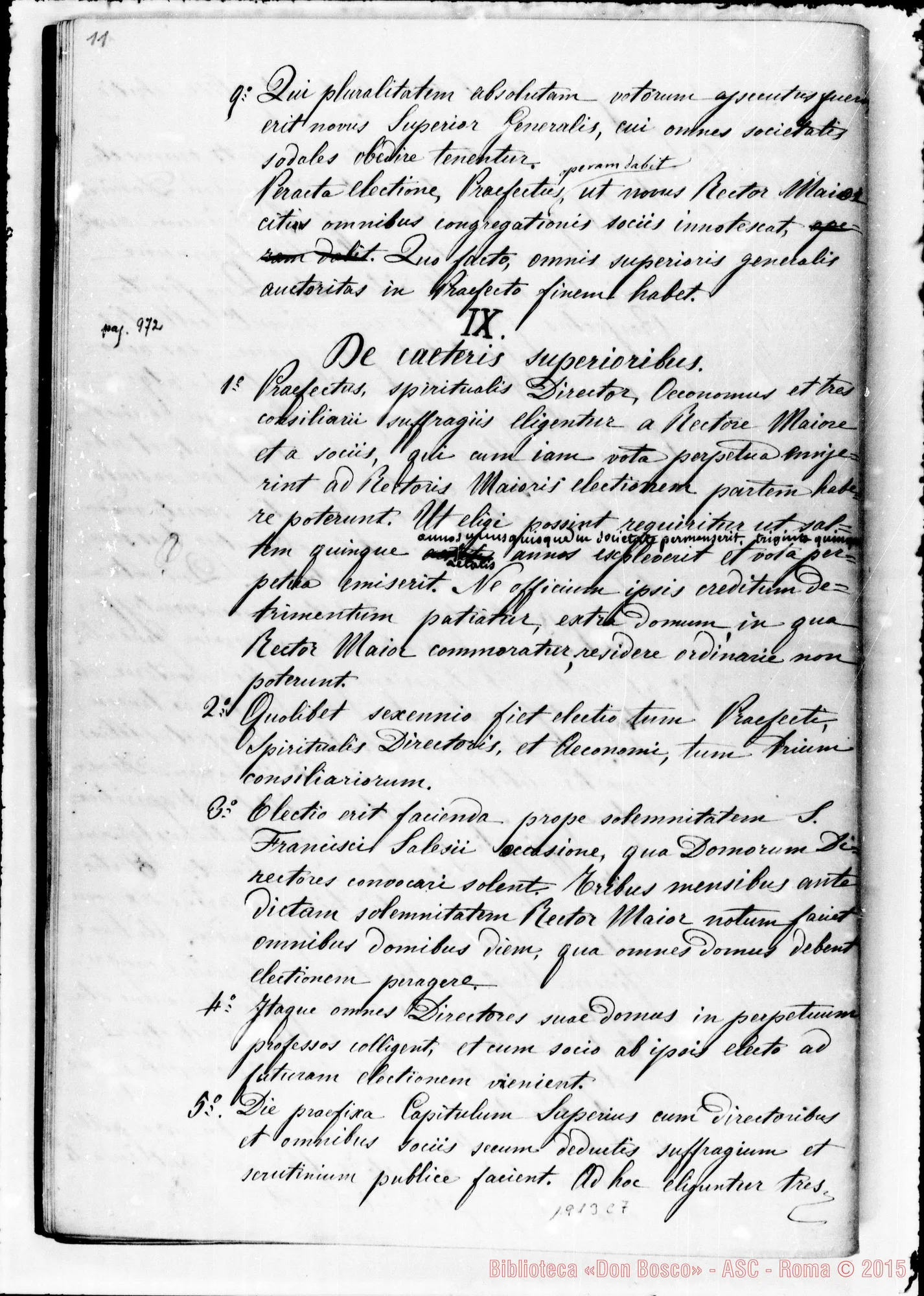 Fotogramma C 7 — Copia del documento anteriore con correz. autogr. Bosco