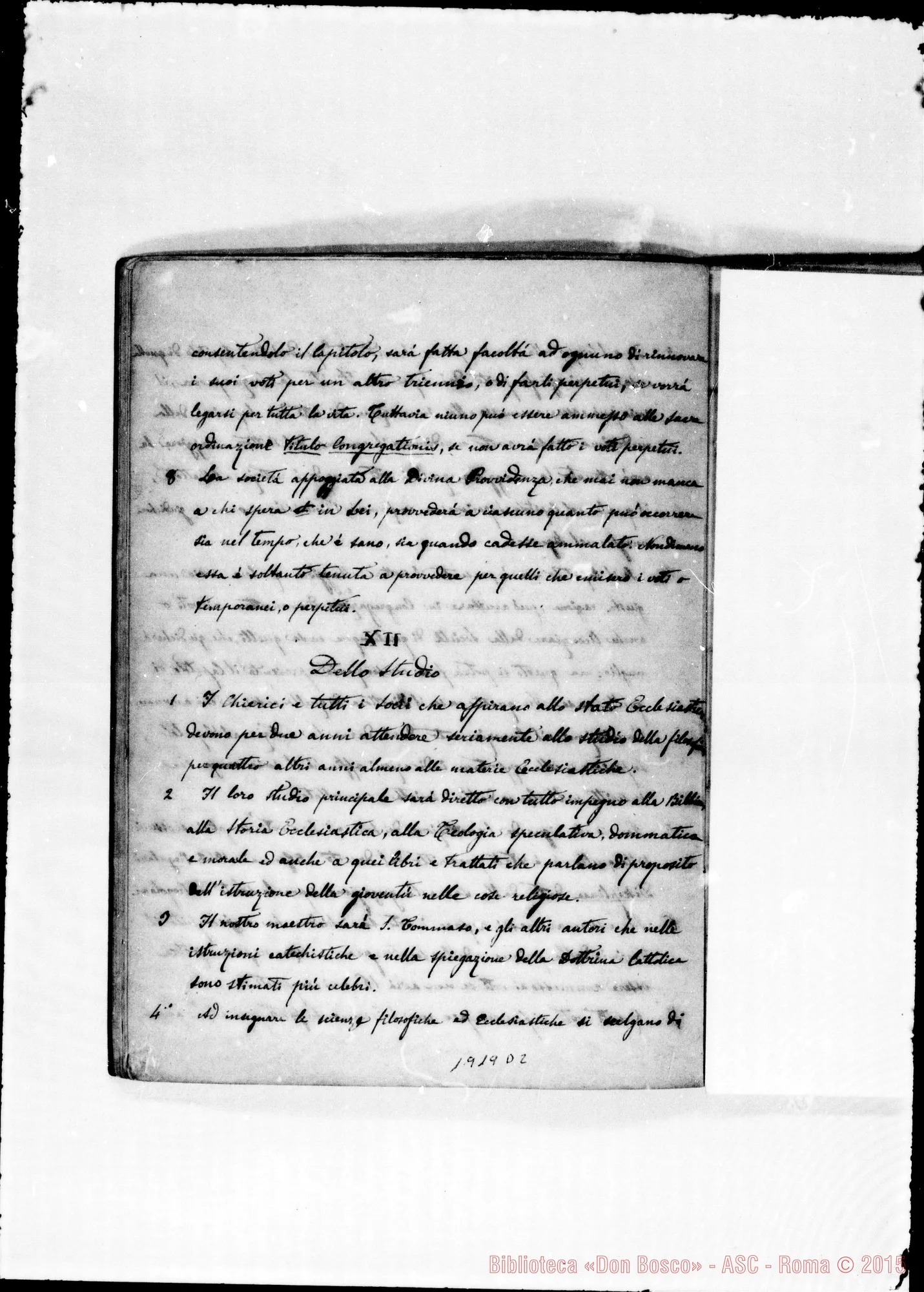 Fotogramma D 2 — Copia pulita dell’anteriore documento