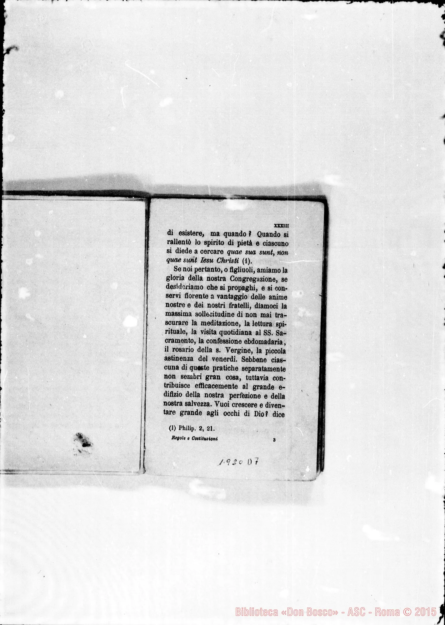 Fotogramma D 7 — Prima Edizione in lingua italiana. Anche Introduzione…