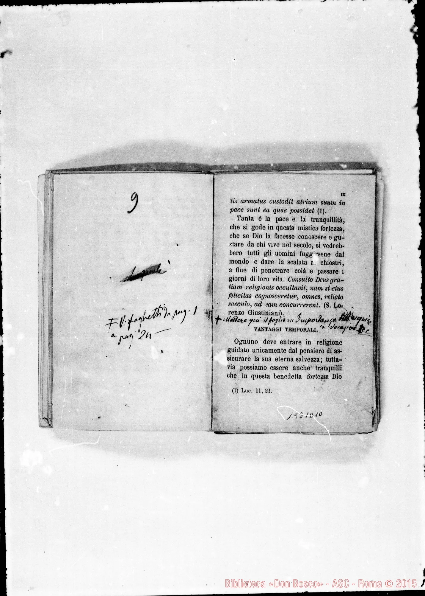 Fotogramma D 10 — Prima Edizione in lingua italiana. Bozze con correz. ms. anche autogr. Bosco