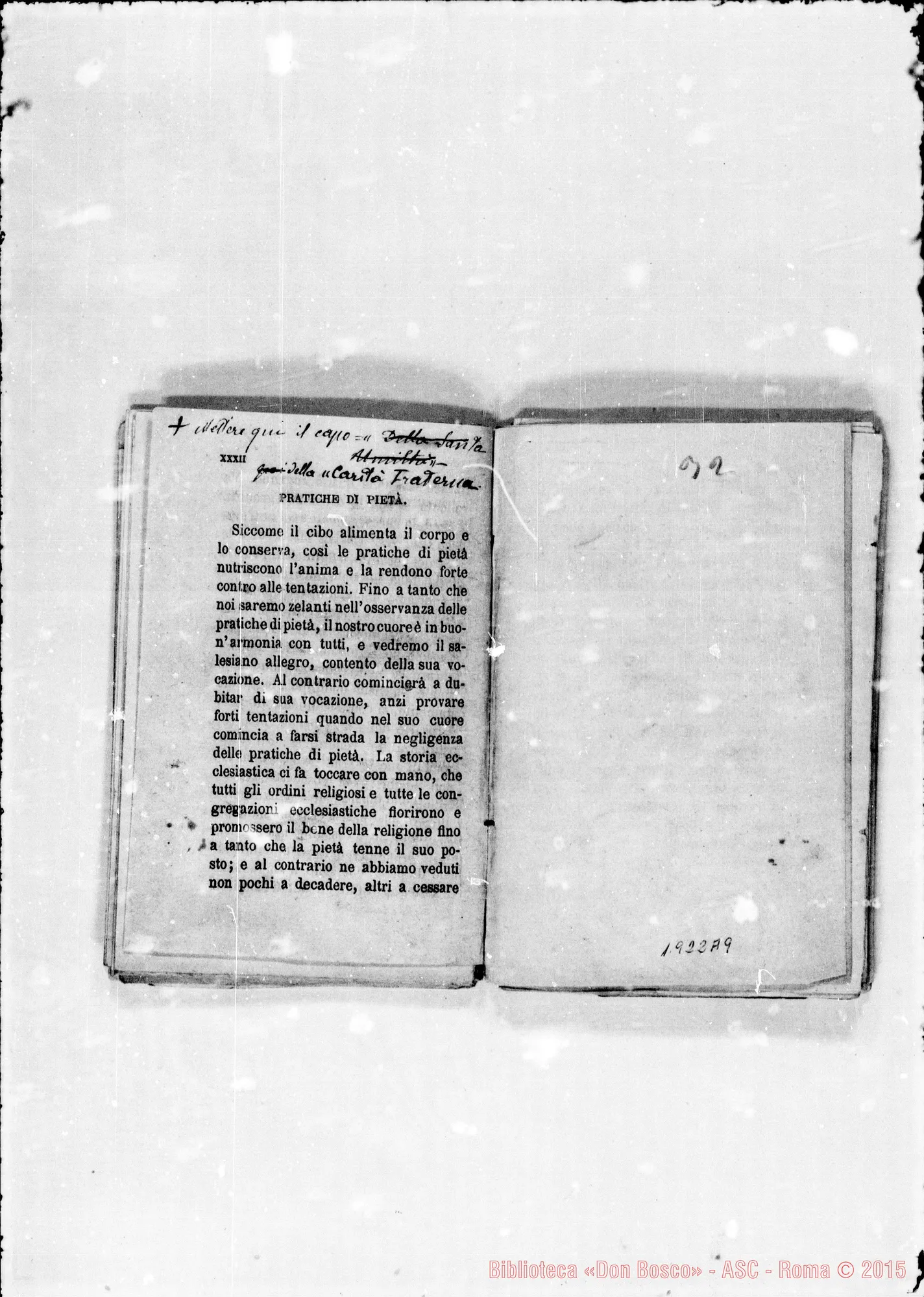 Fotogramma A 9 — Prima Edizione in lingua italiana. Bozze con correz. ms. anche autogr. Bosco