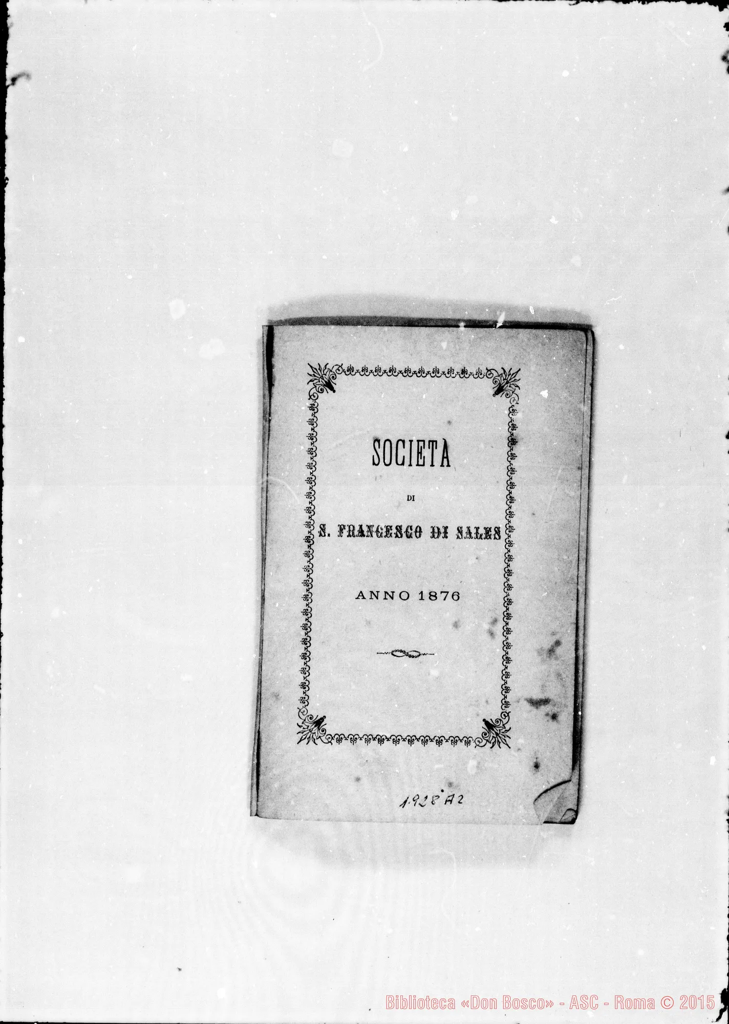 Fotogramma A 2 — 1876 Prima Casa in America: «S. Nicolás de los Arroyos»