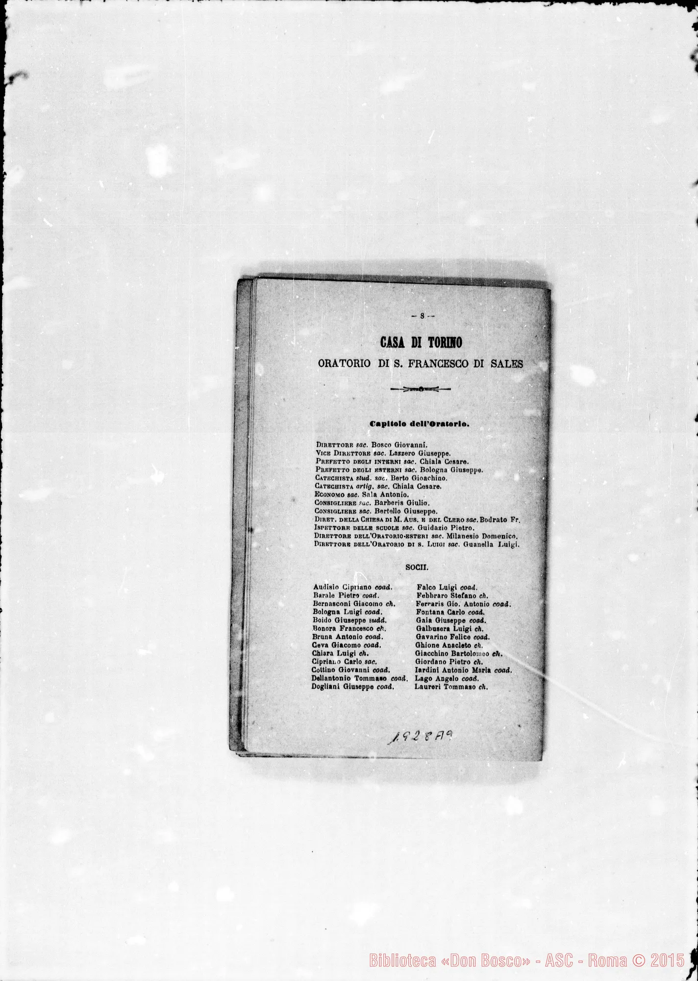 Fotogramma A 9 — 1876 Prima Casa in America: «S. Nicolás de los Arroyos»