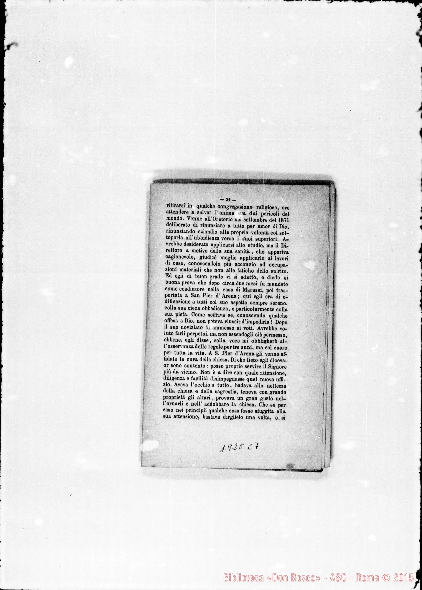 Fotogramma C 7 — 1876 Prima Casa in America: «S. Nicolás de los Arroyos»
