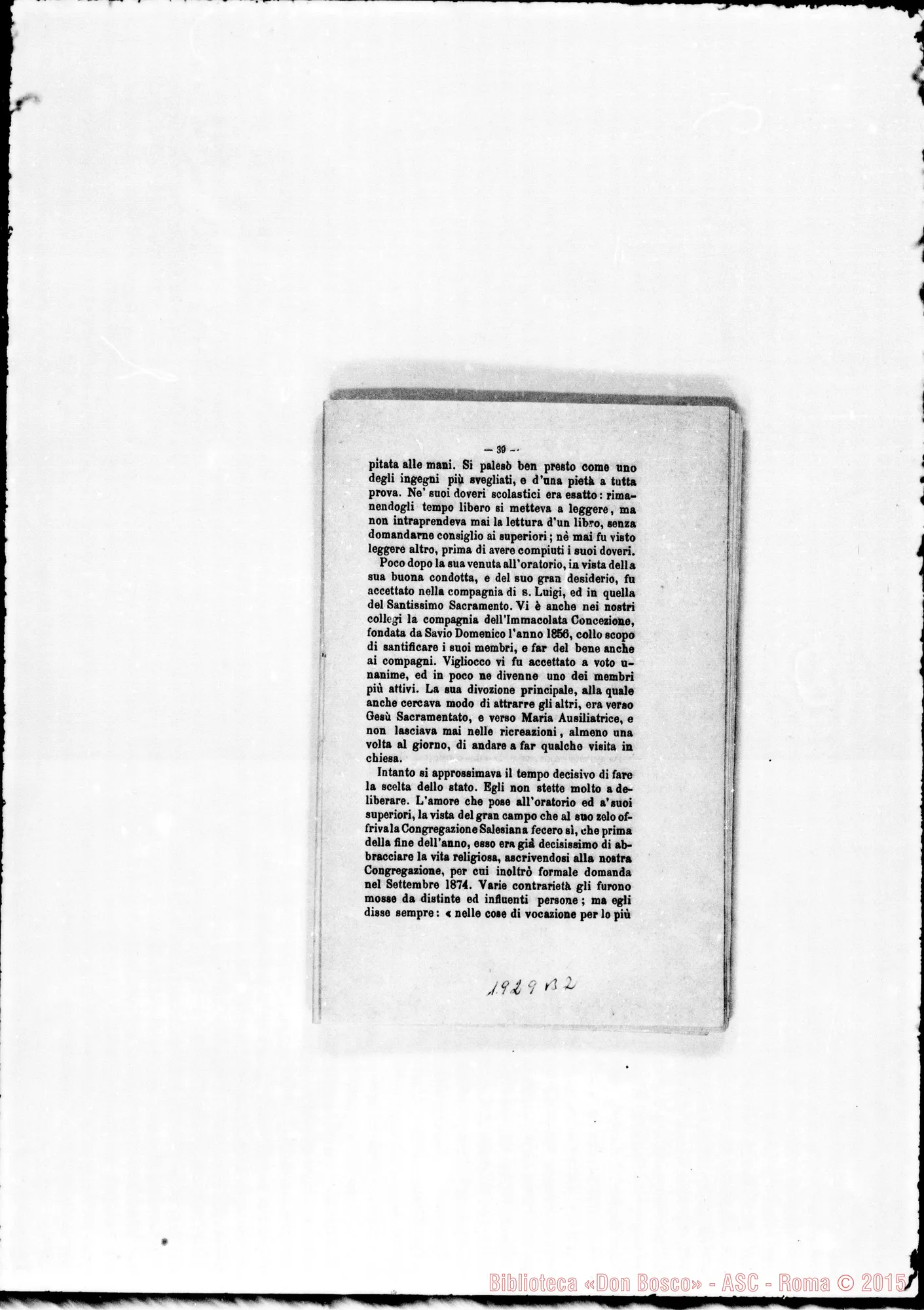 Fotogramma B 2 — 1877 Appaiono le Province Romana E Americana. Appare anche la carica d’archivista nella persona di D. Berto Gioachino