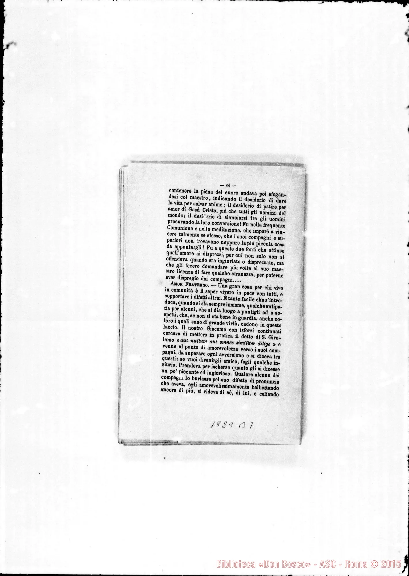 Fotogramma B 7 — 1877 Appaiono le Province Romana E Americana. Appare anche la carica d’archivista nella persona di D. Berto Gioachino
