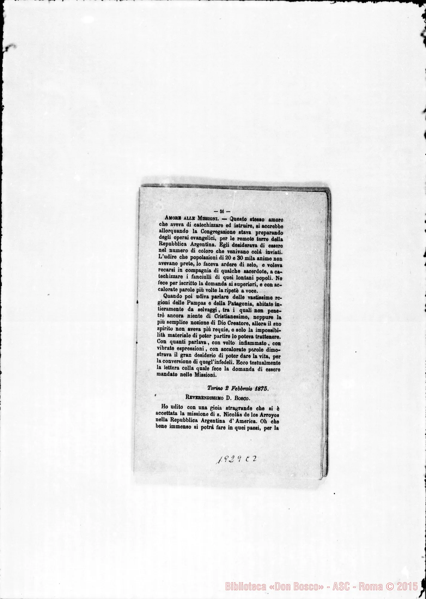 Fotogramma C 2 — 1877 Appaiono le Province Romana E Americana. Appare anche la carica d’archivista nella persona di D. Berto Gioachino