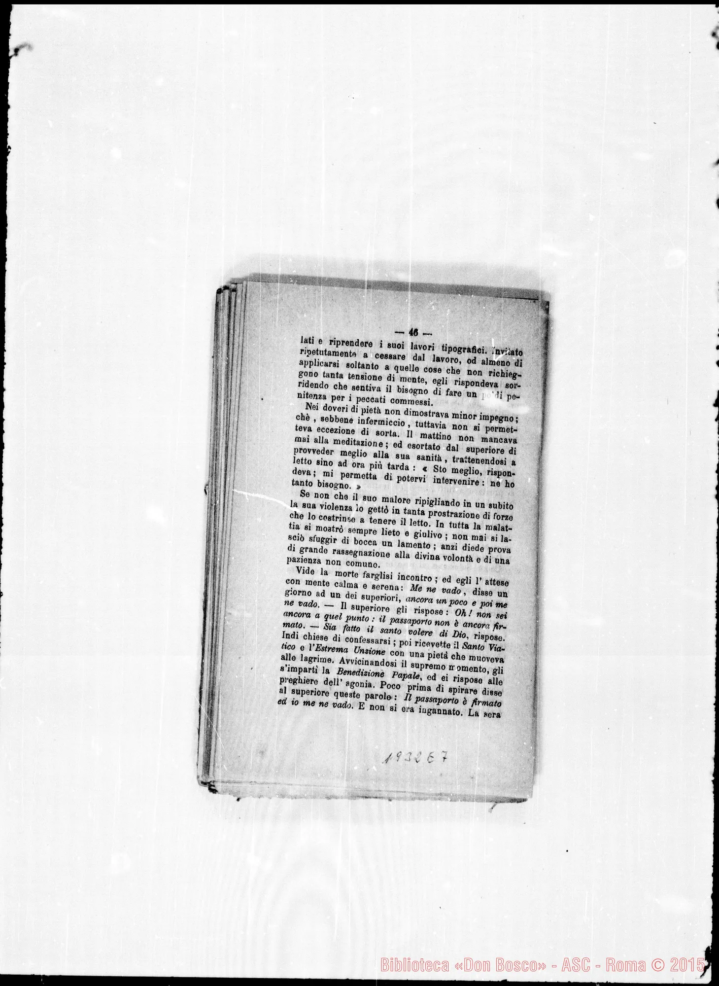 Fotogramma E 7 — 1880 Appare «Tor de’ Specchi» A Roma