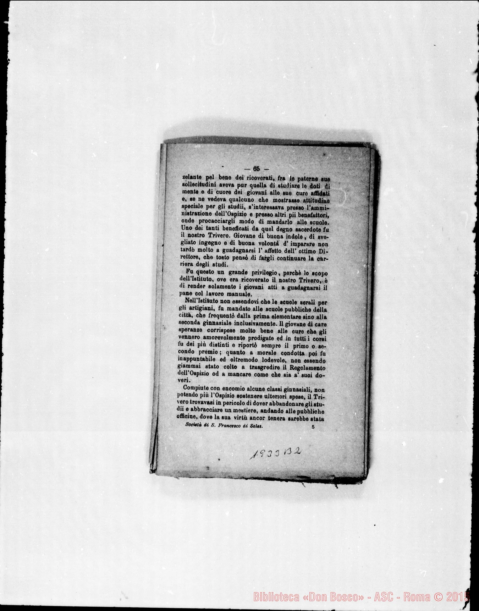 Fotogramma B 2 — 1880 Appare «Tor de’ Specchi» A Roma