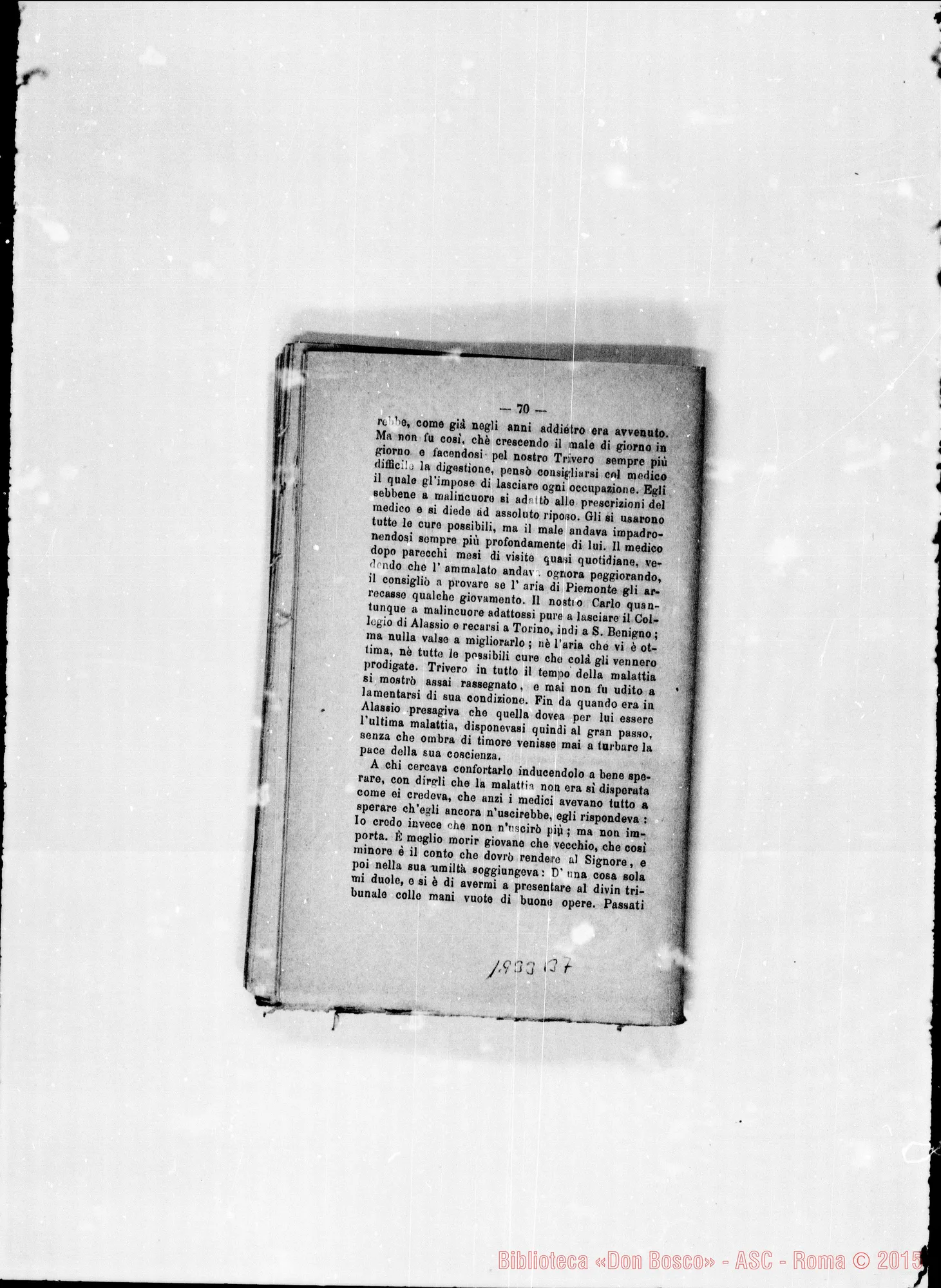 Fotogramma B 7 — 1880 Appare «Tor de’ Specchi» A Roma