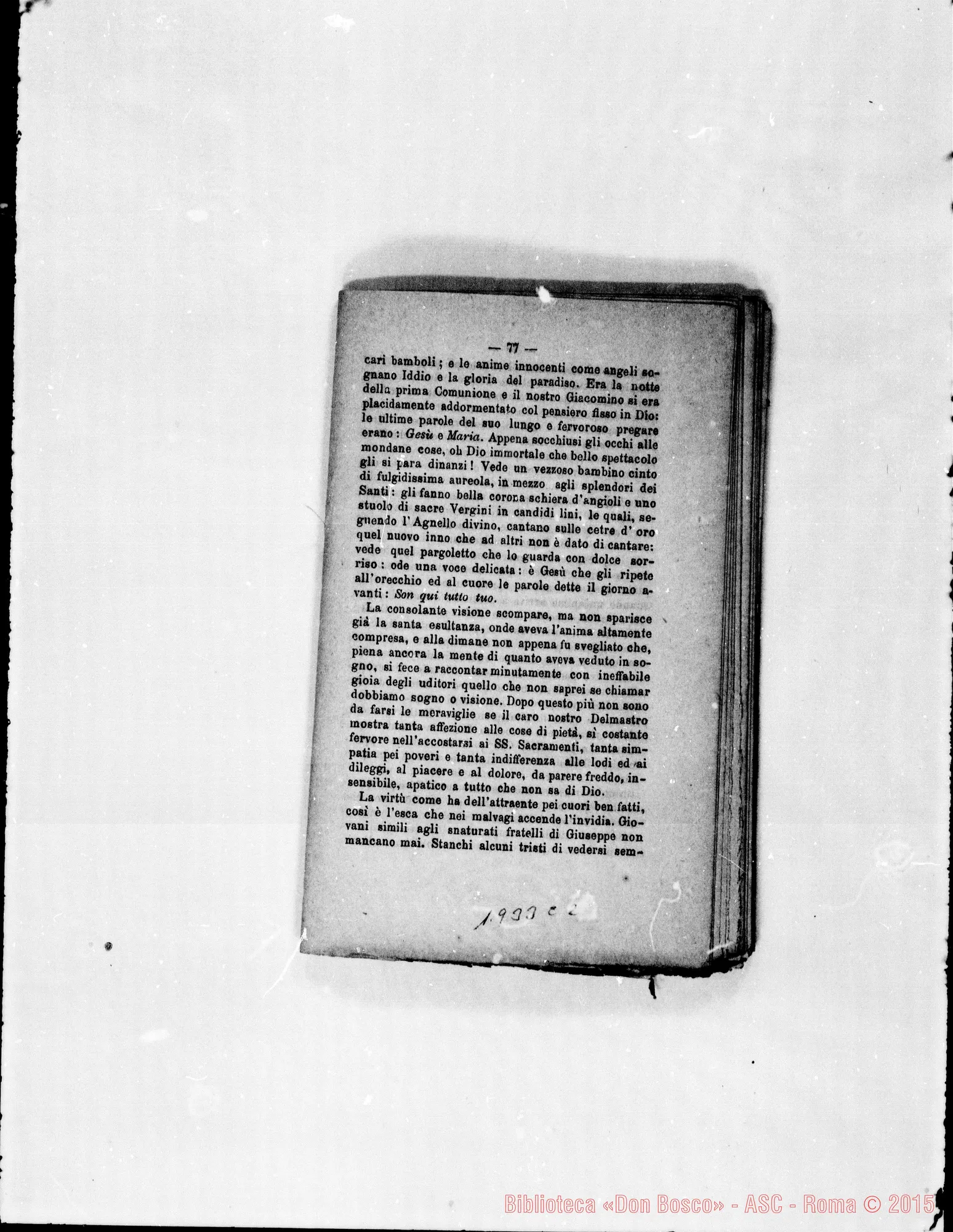 Fotogramma C 2 — 1880 Appare «Tor de’ Specchi» A Roma