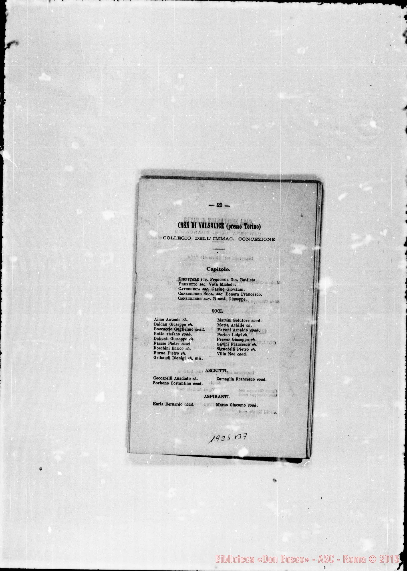 Fotogramma B 7 — 1883 Appare la Casa del Brasile addetta all’lspettoria dell’Uruguay