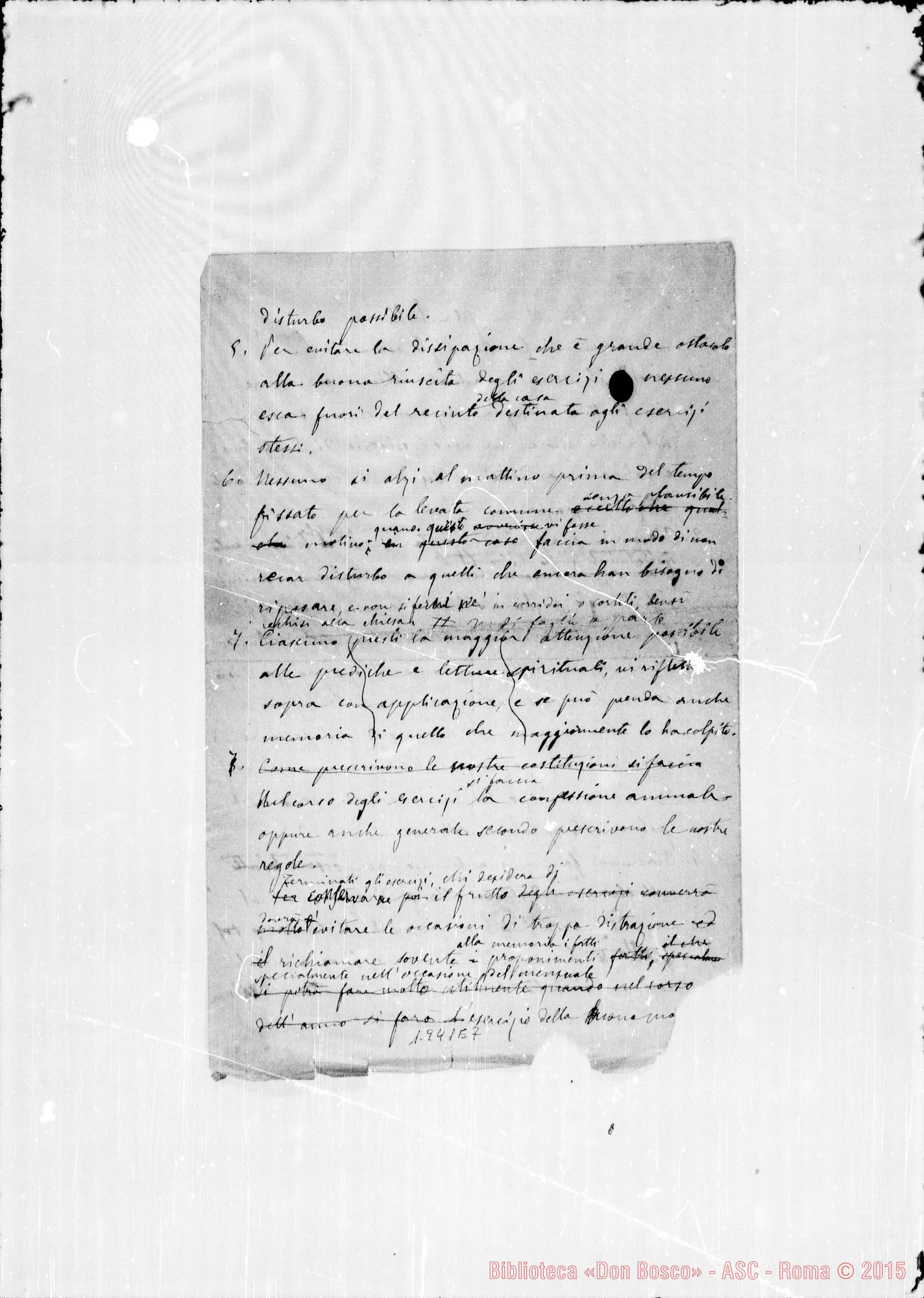 Fotogramma E 7 — Norme per tutti. Ms. Rua
