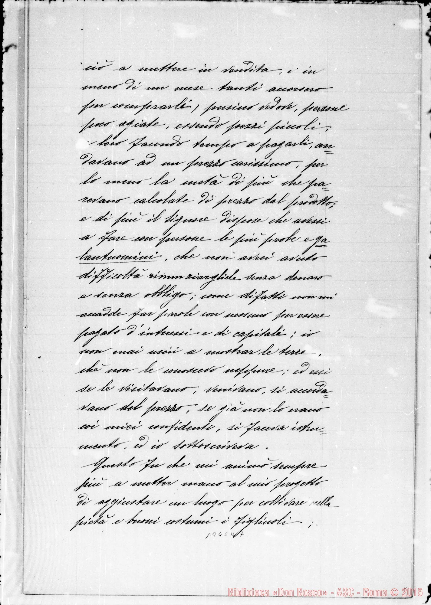 Fotogramma D 7 — Spese riguardanti la… fabbrica… A Borgoalto (1864). Ms.