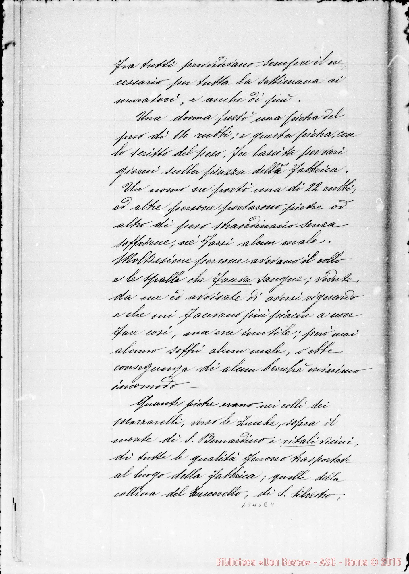 Fotogramma E 4 — Spese riguardanti la… fabbrica… A Borgoalto (1864). Ms.