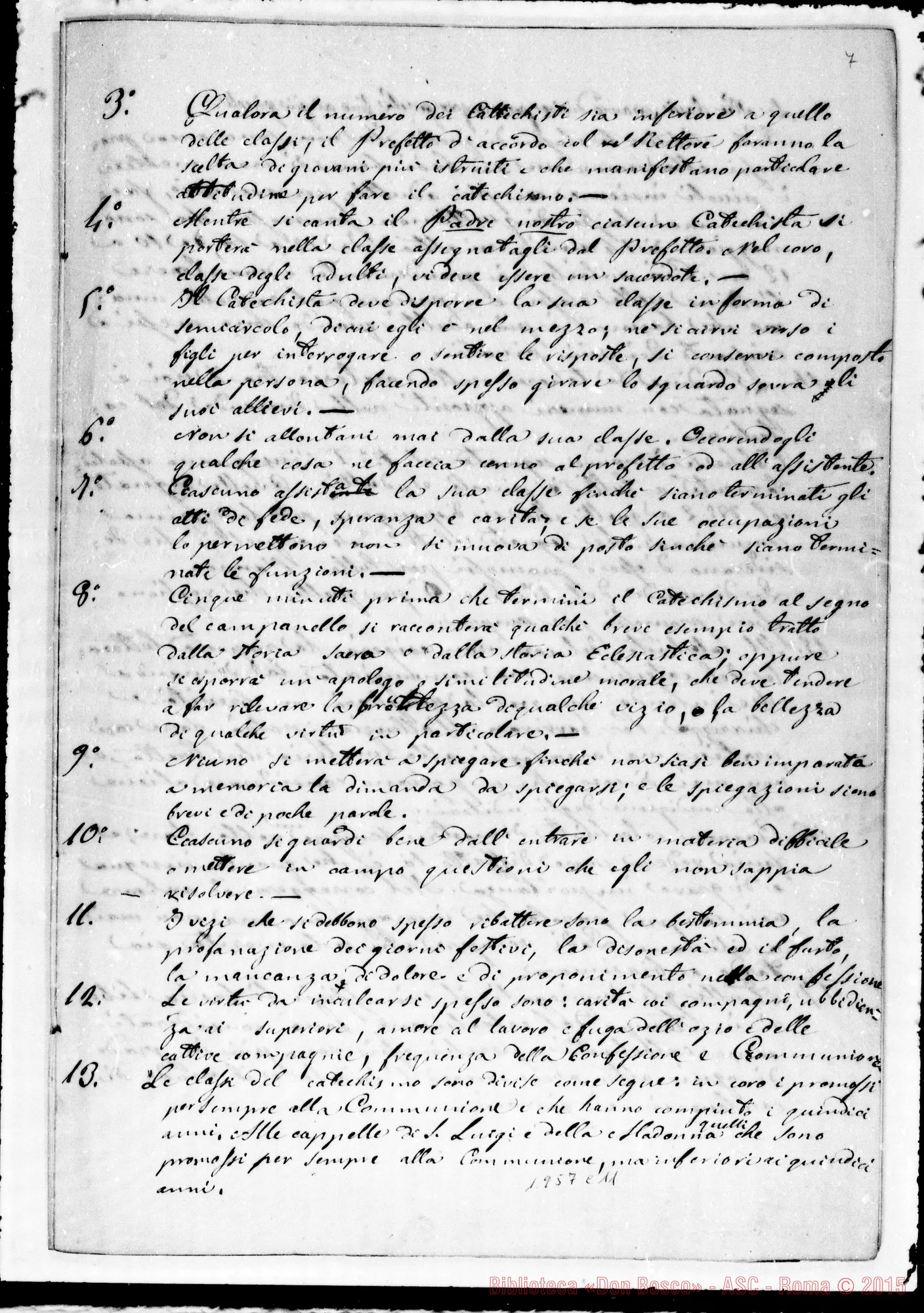 Fotogramma C 11 — «Parte prima». Scopo di quest’Oratorio. Ms.