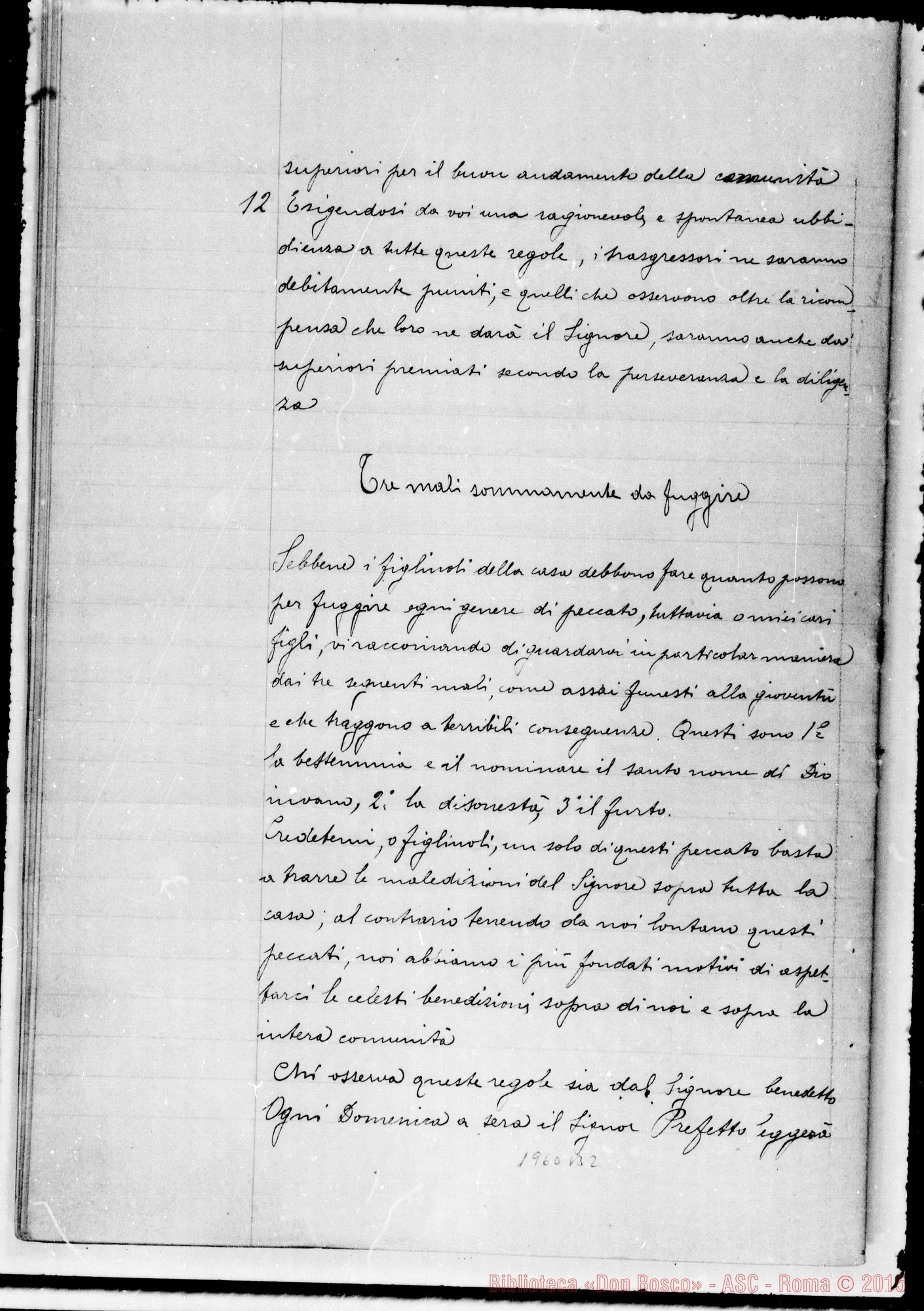 Fotogramma B 2 — Copia ms. dell’anno 1852