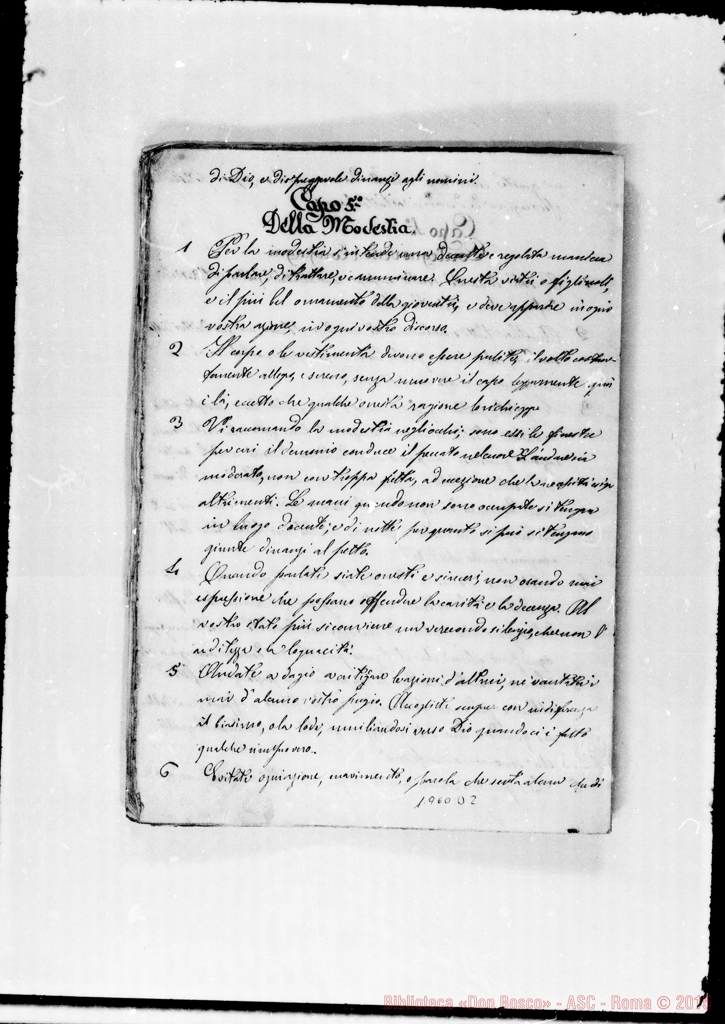 Fotogramma D 2 — Ms., anche del 1852