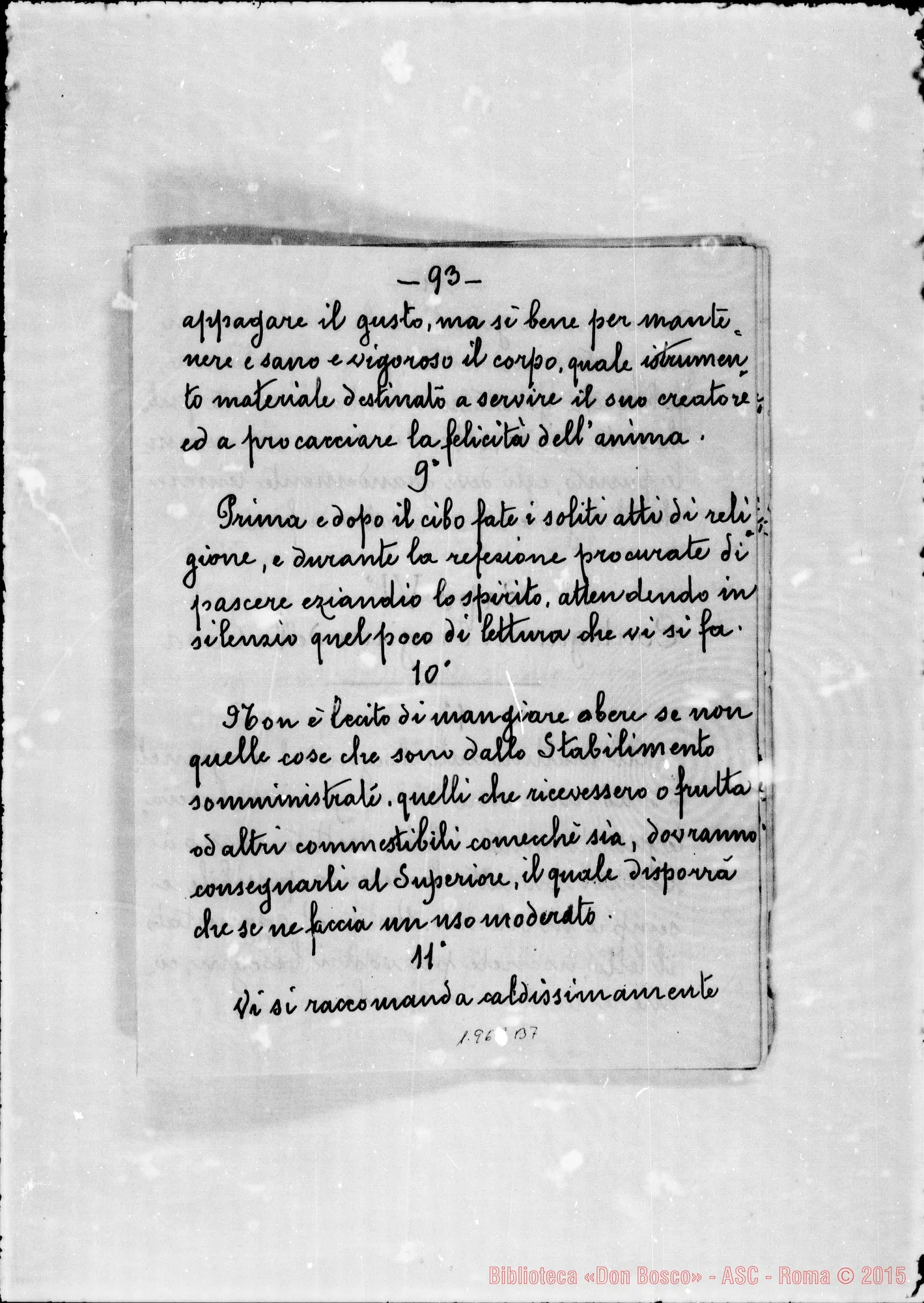 Fotogramma B 7 — Copia ms. tardiva (1867)