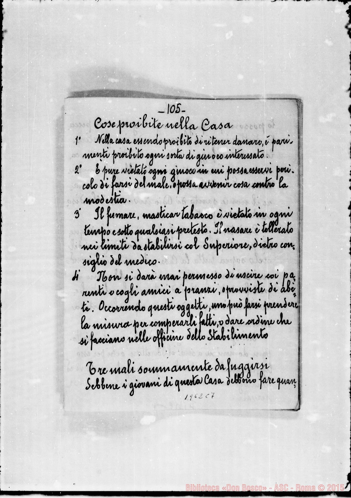 Fotogramma C 7 — Copia ms. tardiva (1867)