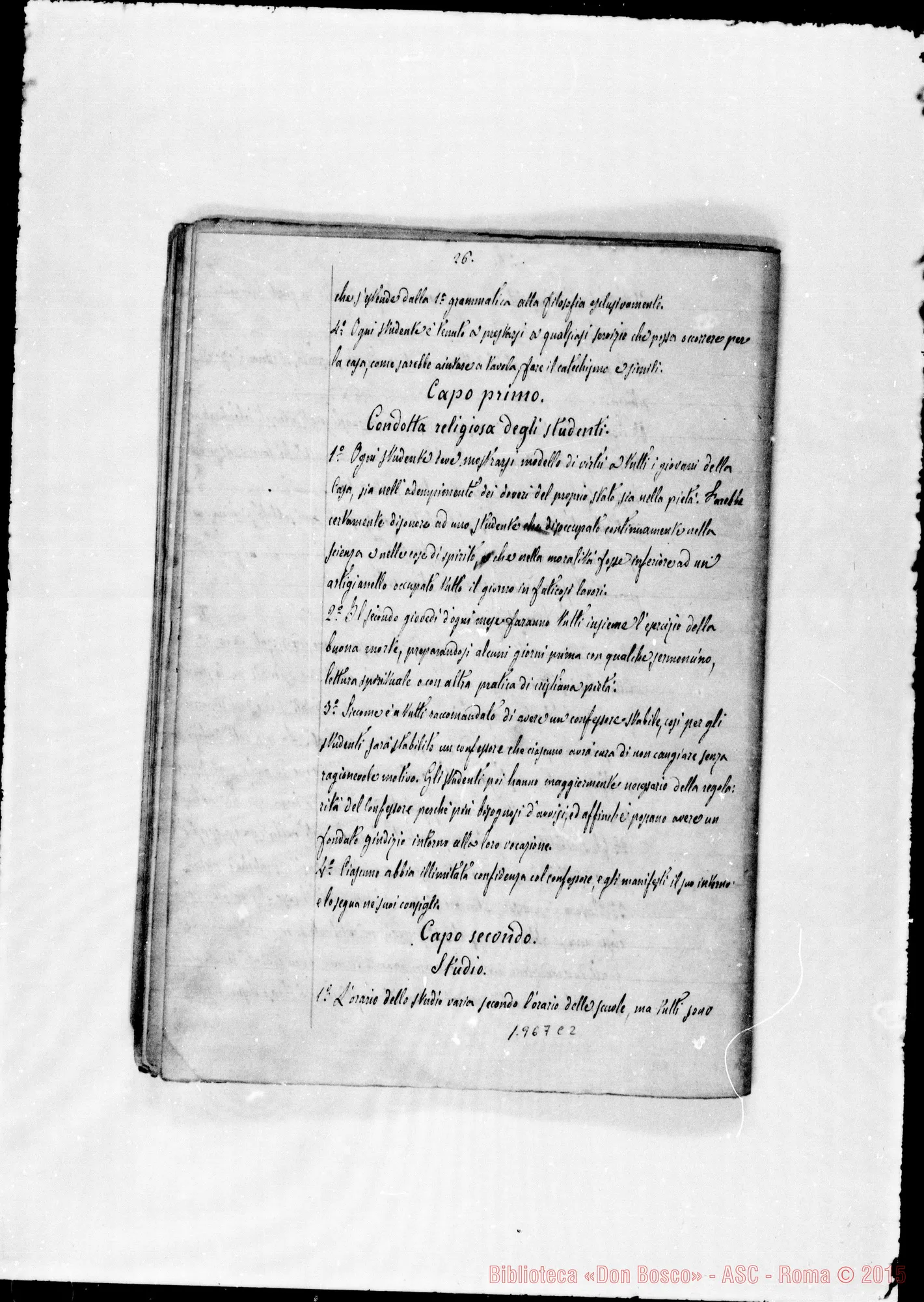 Fotogramma C 2 — Regolamento per le case. Ms. Barberis con correz. Rua