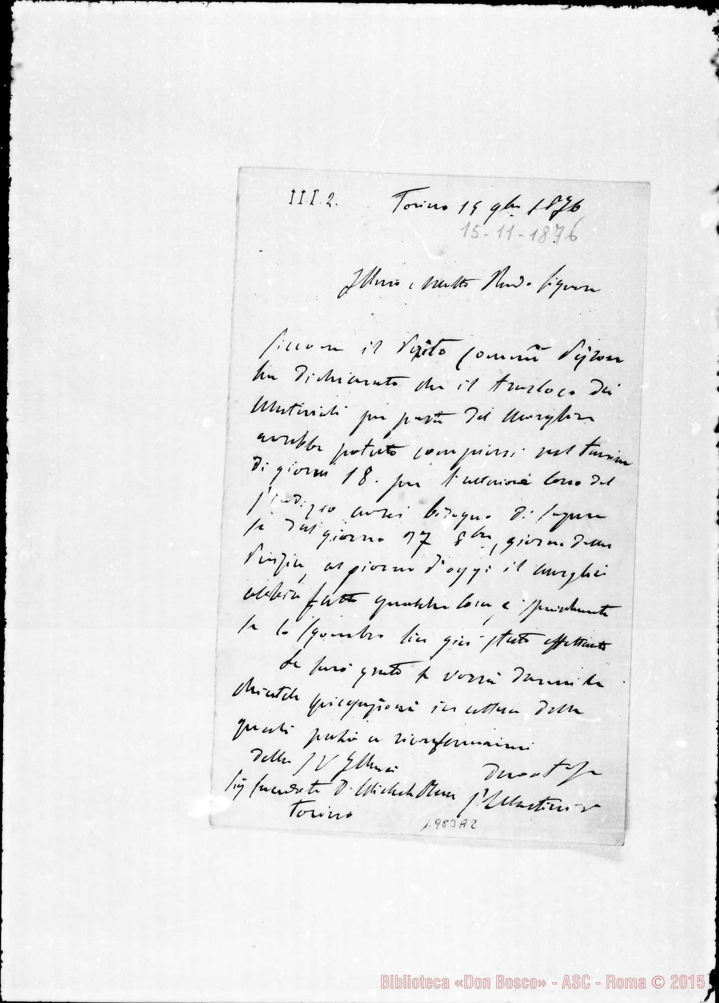 Fotogramma A 2 — Martini Giuseppe-Rev.do Sig.