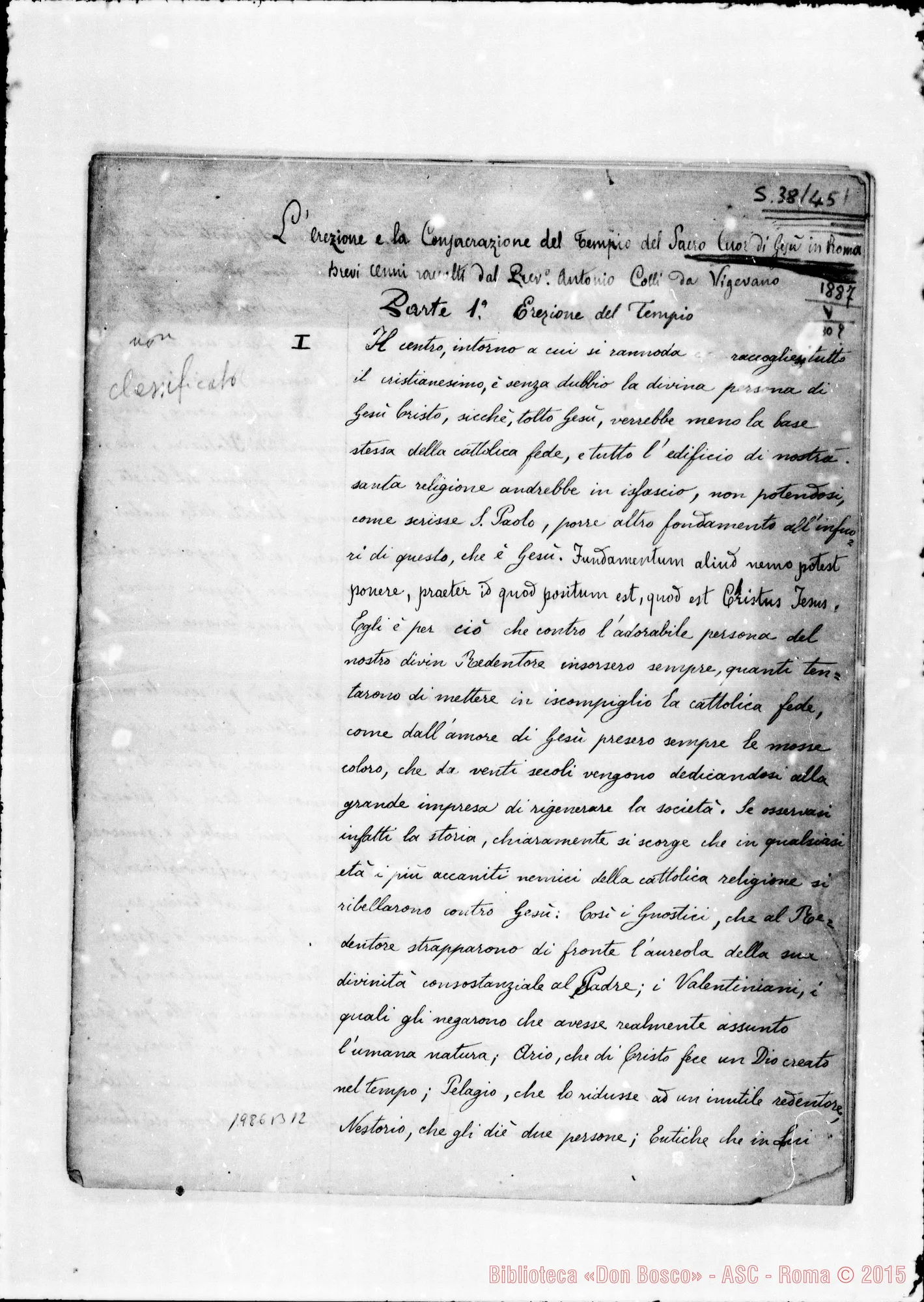 Fotogramma B 12 — L’Erezione E la consacrazione del Tempio