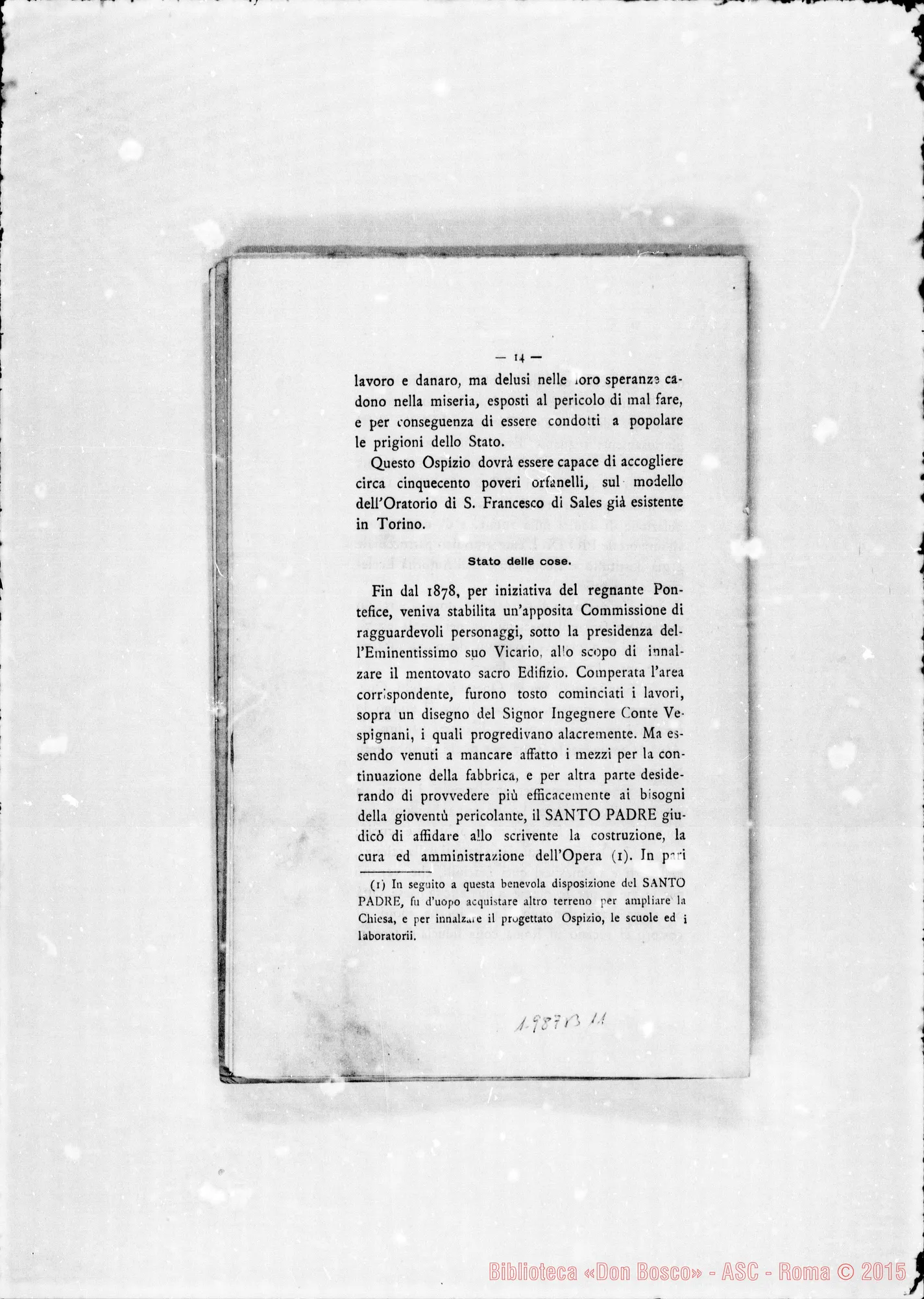 Fotogramma B 11 — Il Santuario del Sacro Cuore di Gesù. Pel Sac. D, Dalmazzo. Stampato