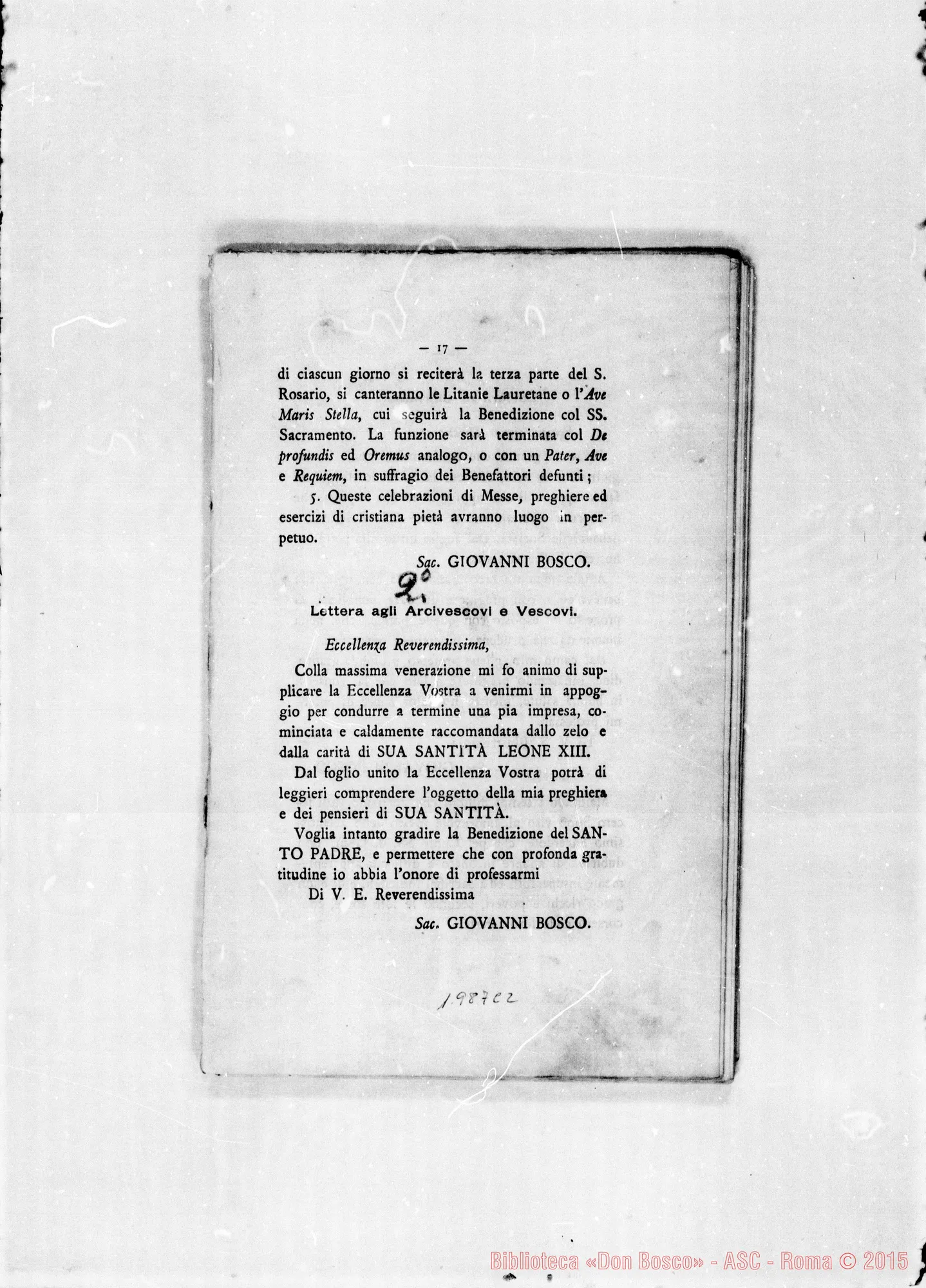 Fotogramma C 2 — Il Santuario del Sacro Cuore di Gesù. Pel Sac. D, Dalmazzo. Stampato