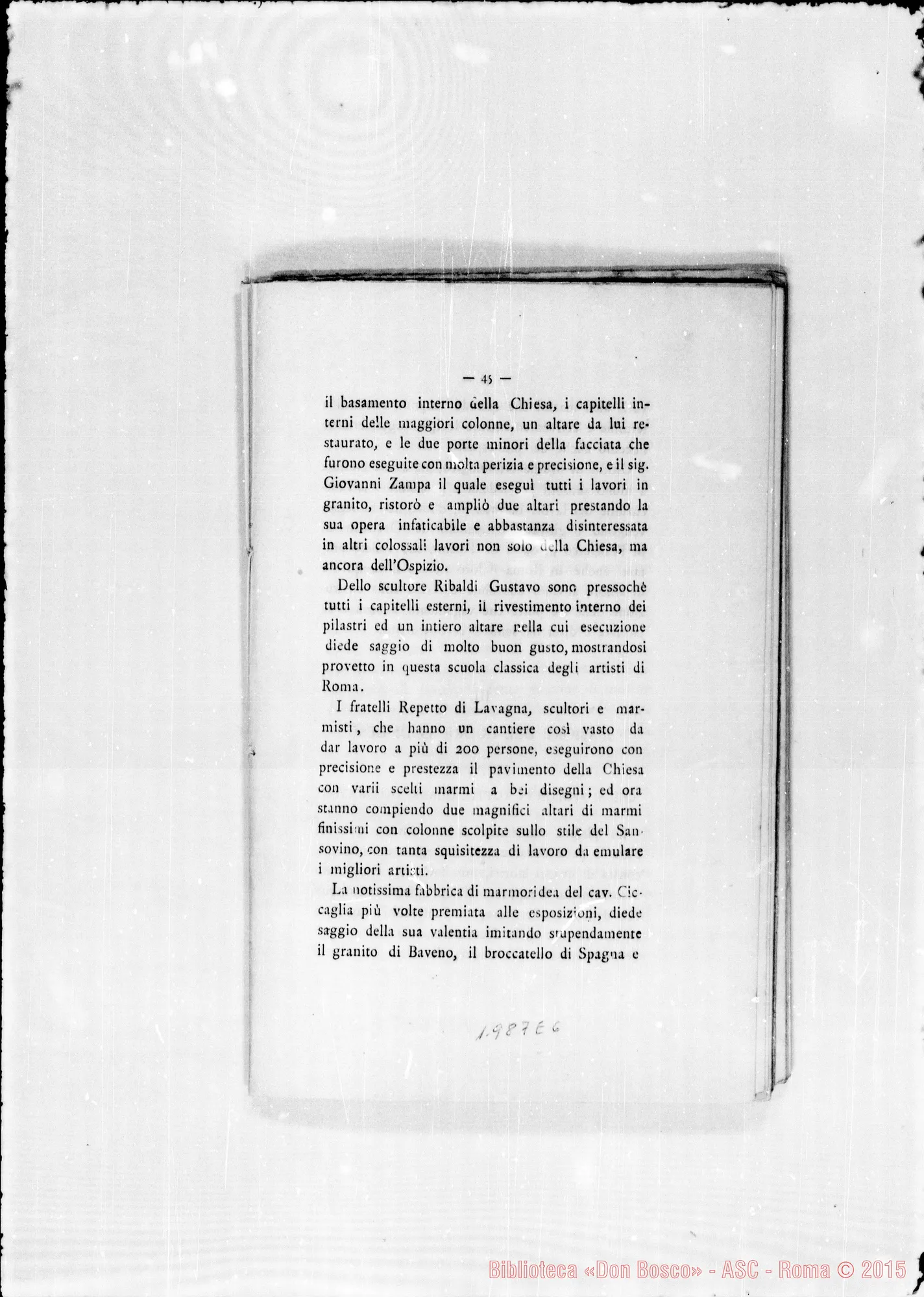 Fotogramma E 6 — Il Santuario del Sacro Cuore di Gesù. Pel Sac. D, Dalmazzo. Stampato