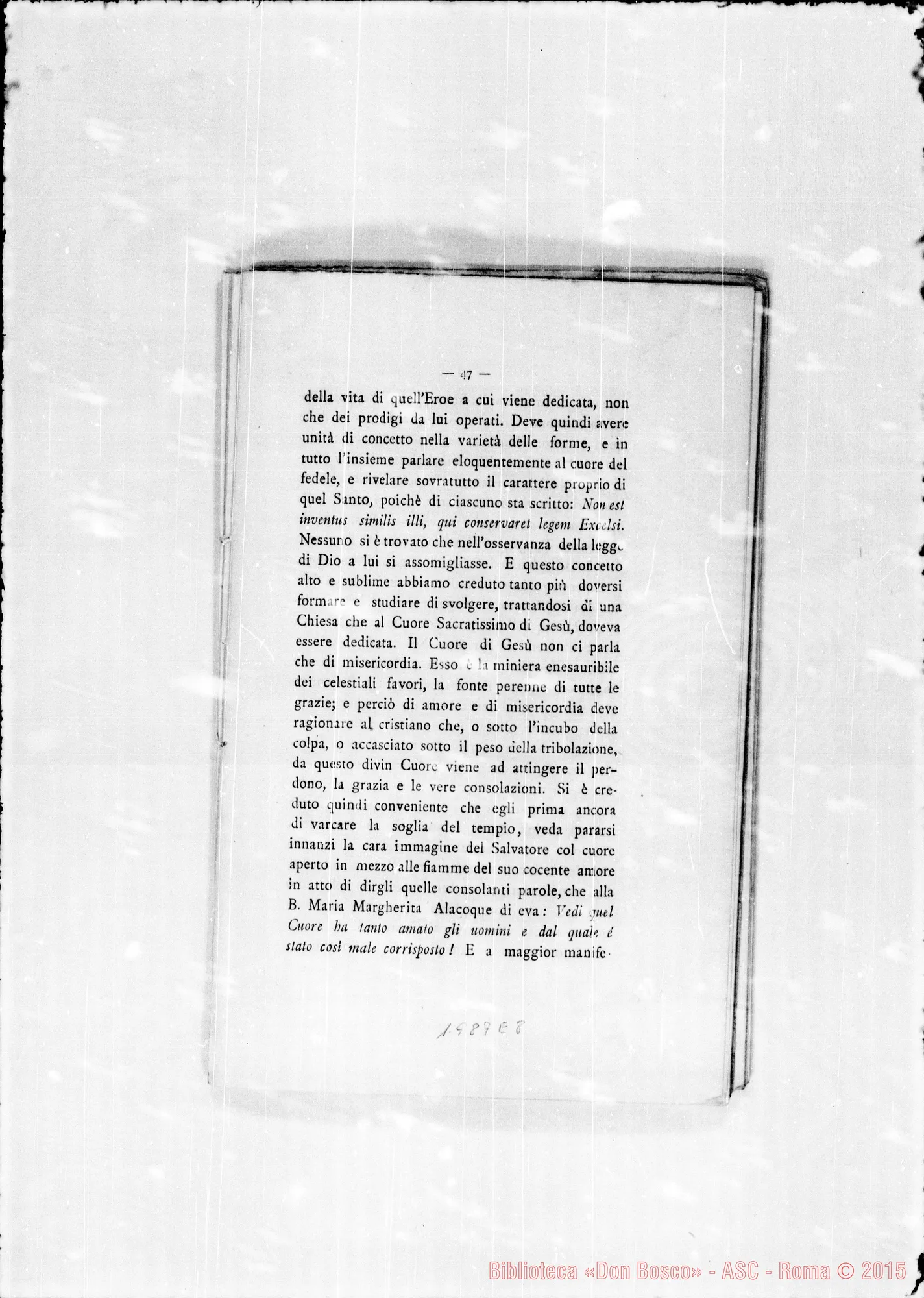 Fotogramma E 8 — Il Santuario del Sacro Cuore di Gesù. Pel Sac. D, Dalmazzo. Stampato
