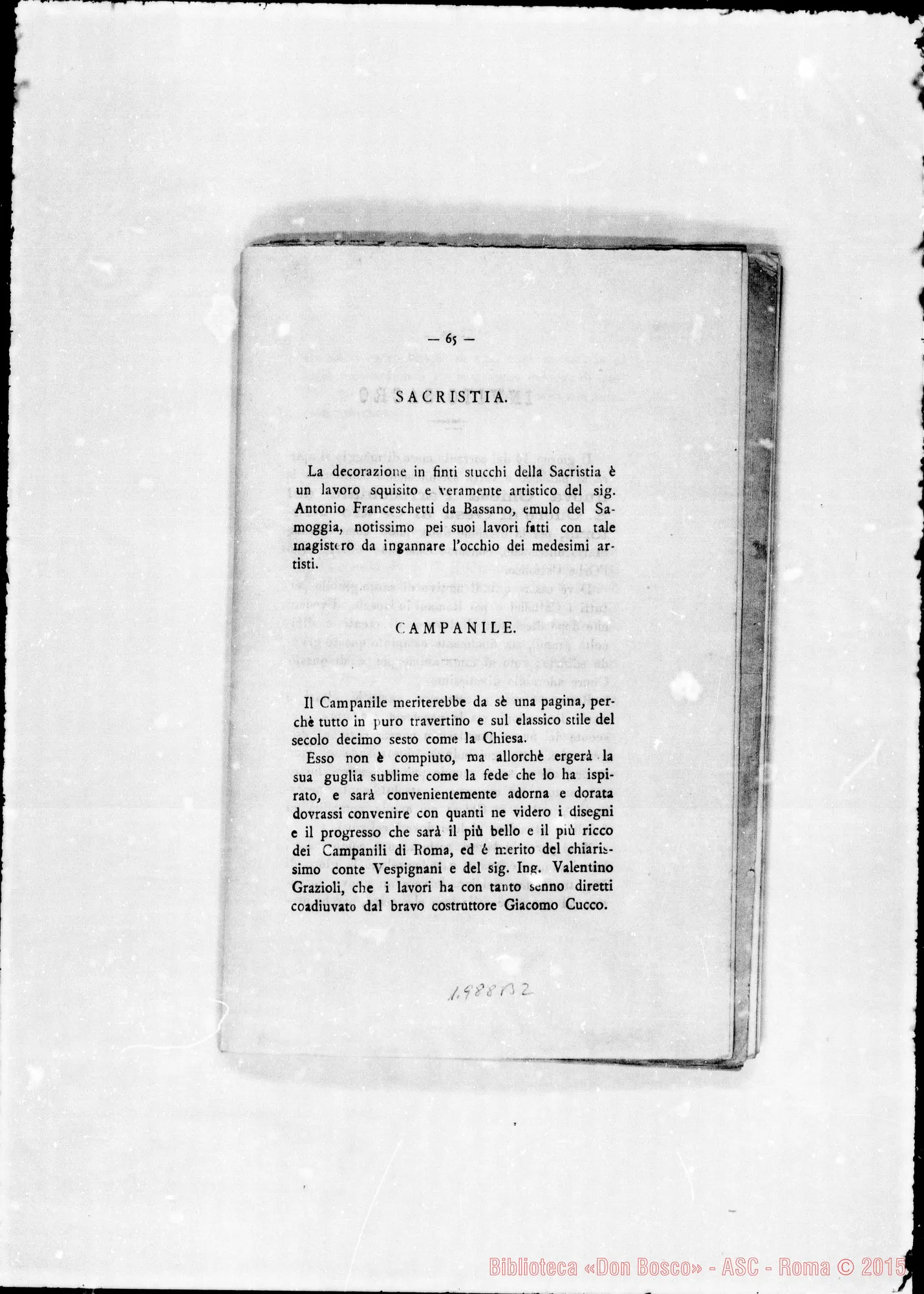 Fotogramma B 2 — Il Santuario del Sacro Cuore di Gesù. Pel Sac. D, Dalmazzo. Stampato