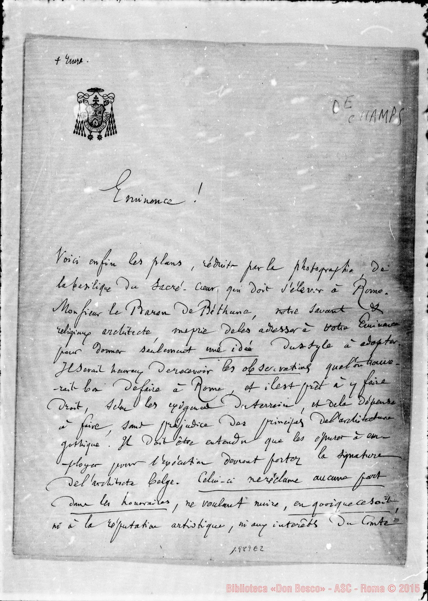 Fotogramma E 2 — Card. Dechamps-Card. La Valletta. (ASC 59)