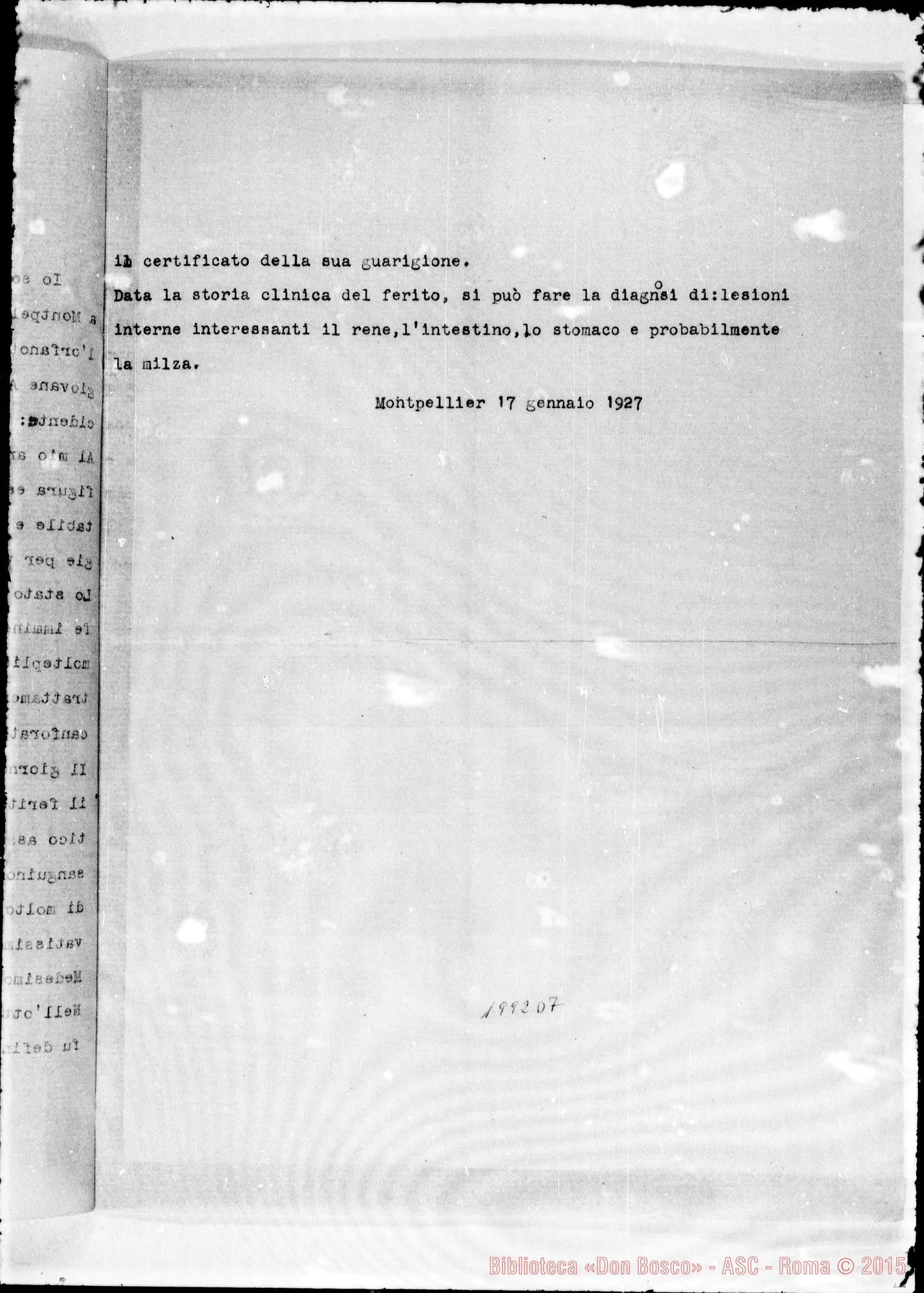 Fotogramma D 7 — Anastay Emilio. Relazione