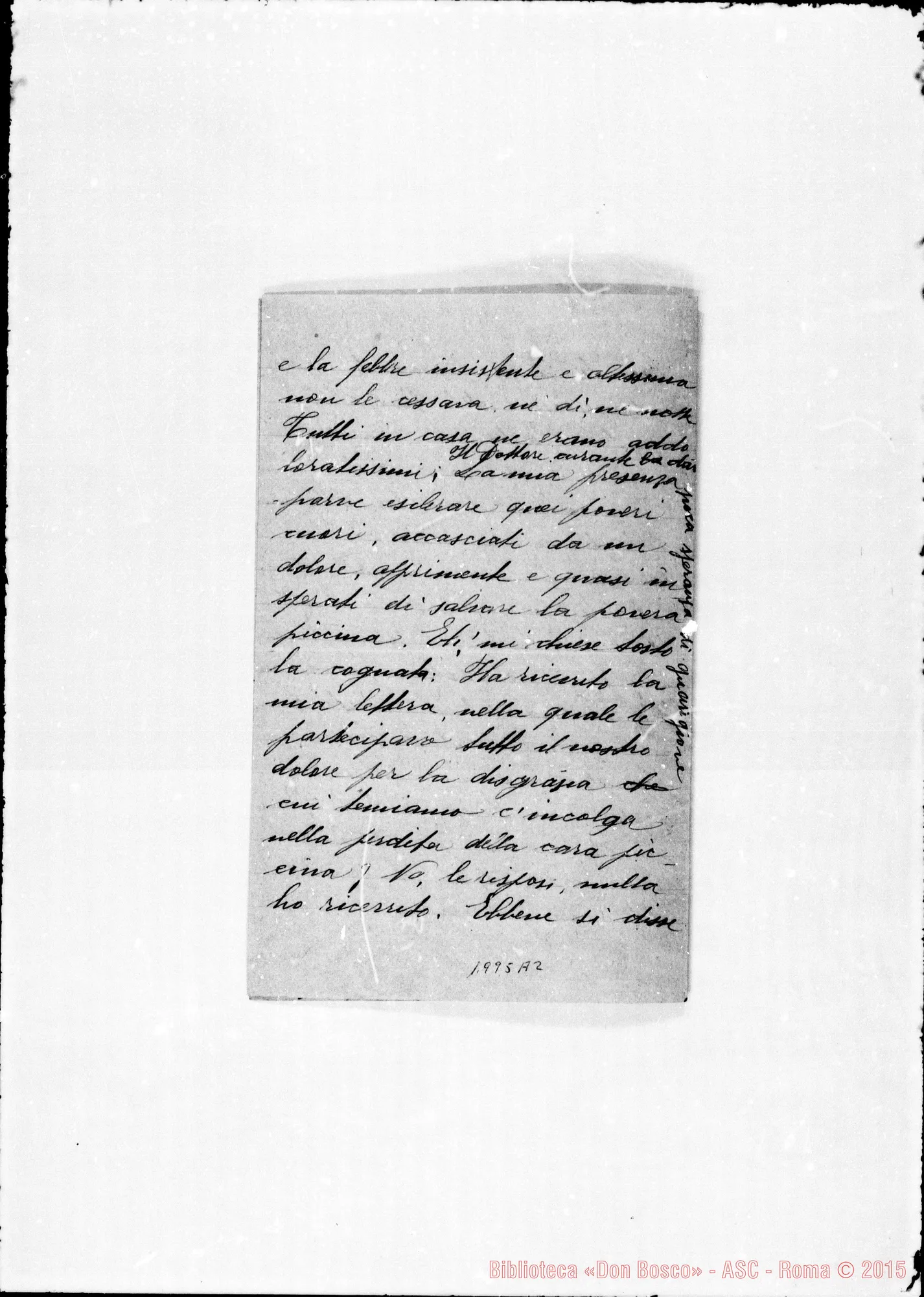 Fotogramma A 2 — » «Guarita miracolosamente…»
