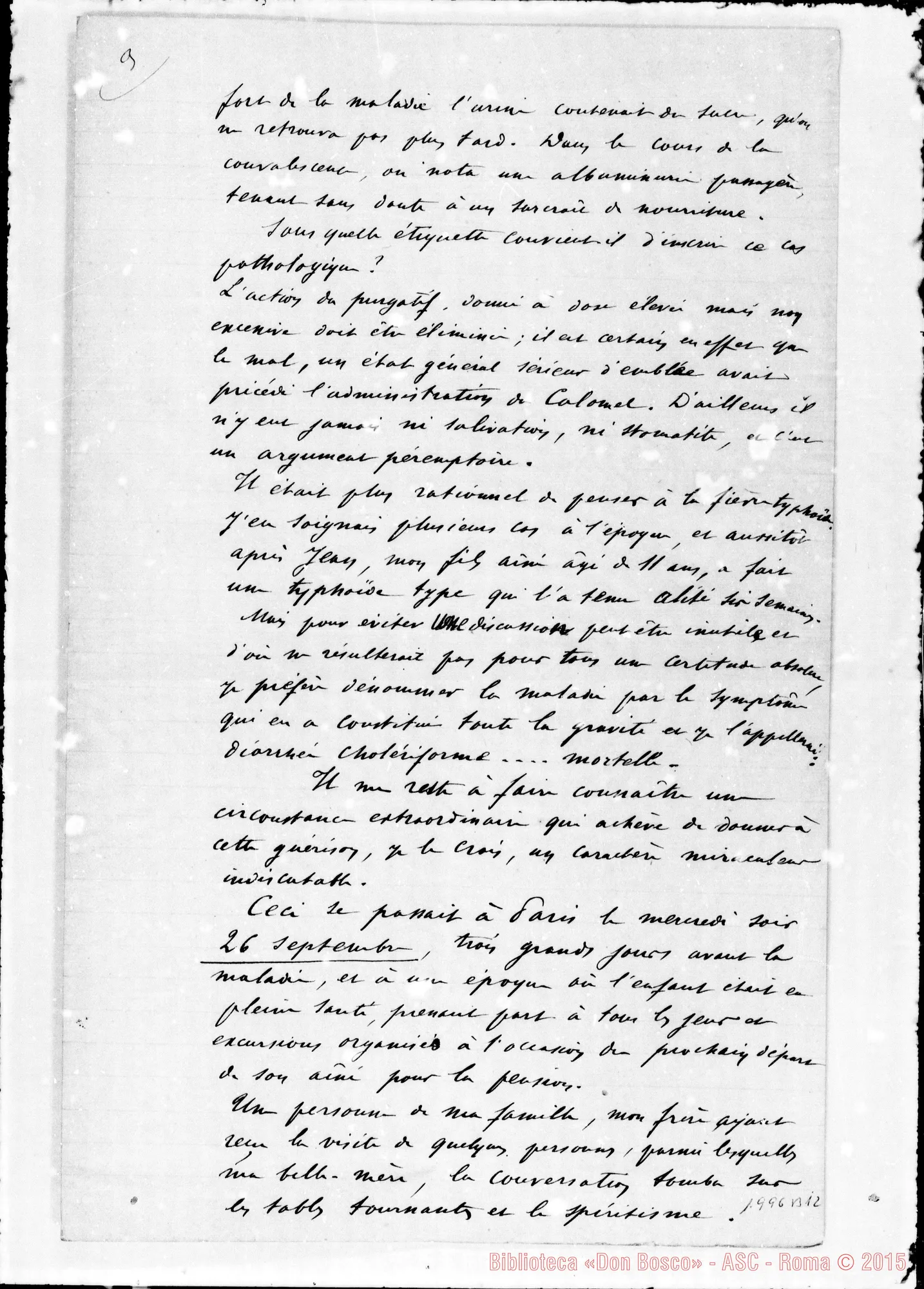 Fotogramma B 12 — Relazione di guarigione